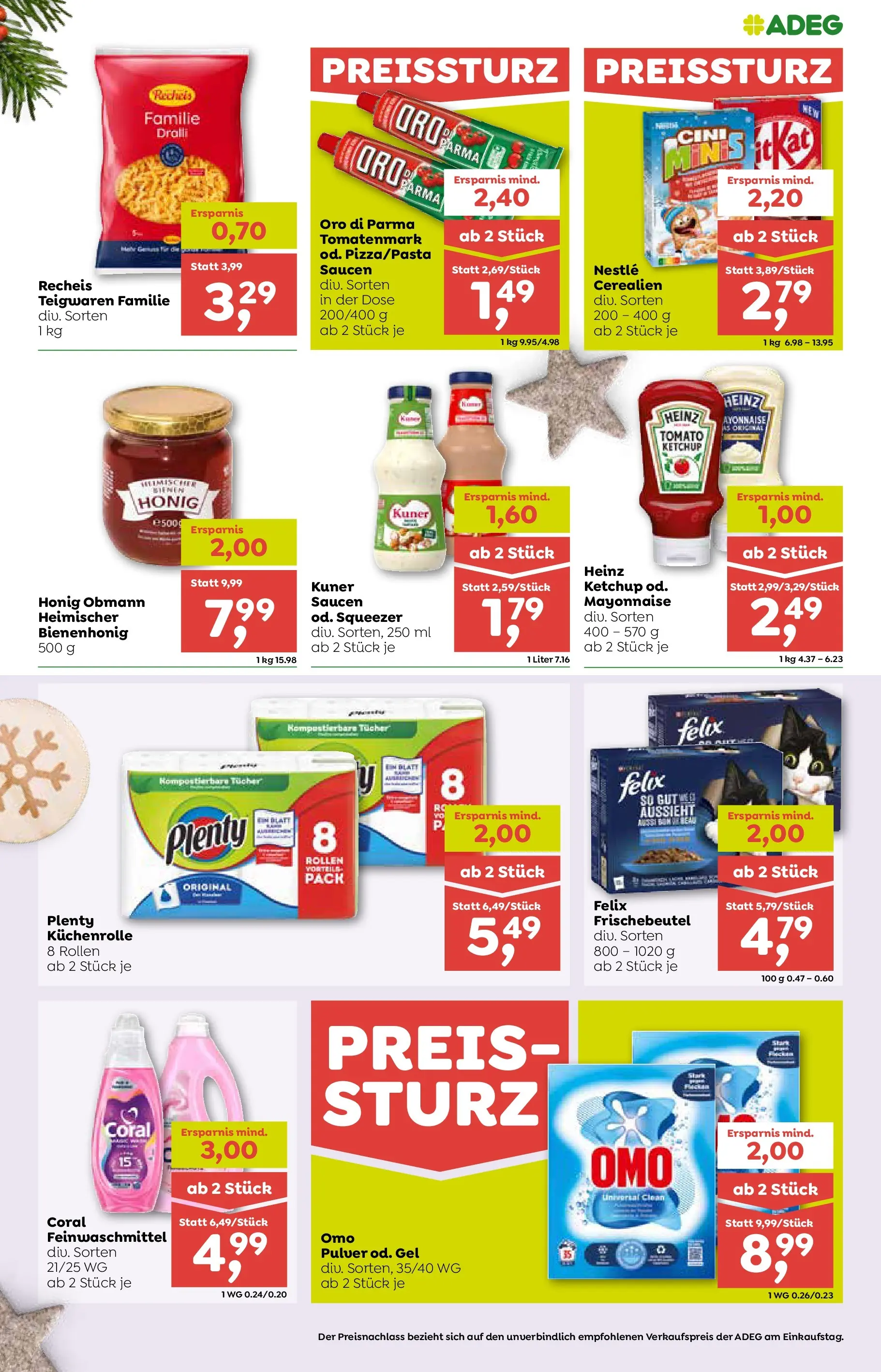 ADEG Wolfurt von 04.12.2025 - Aktuelle Angebote | Seite: 9 | Produkte: Ketchup, Mayonnaise