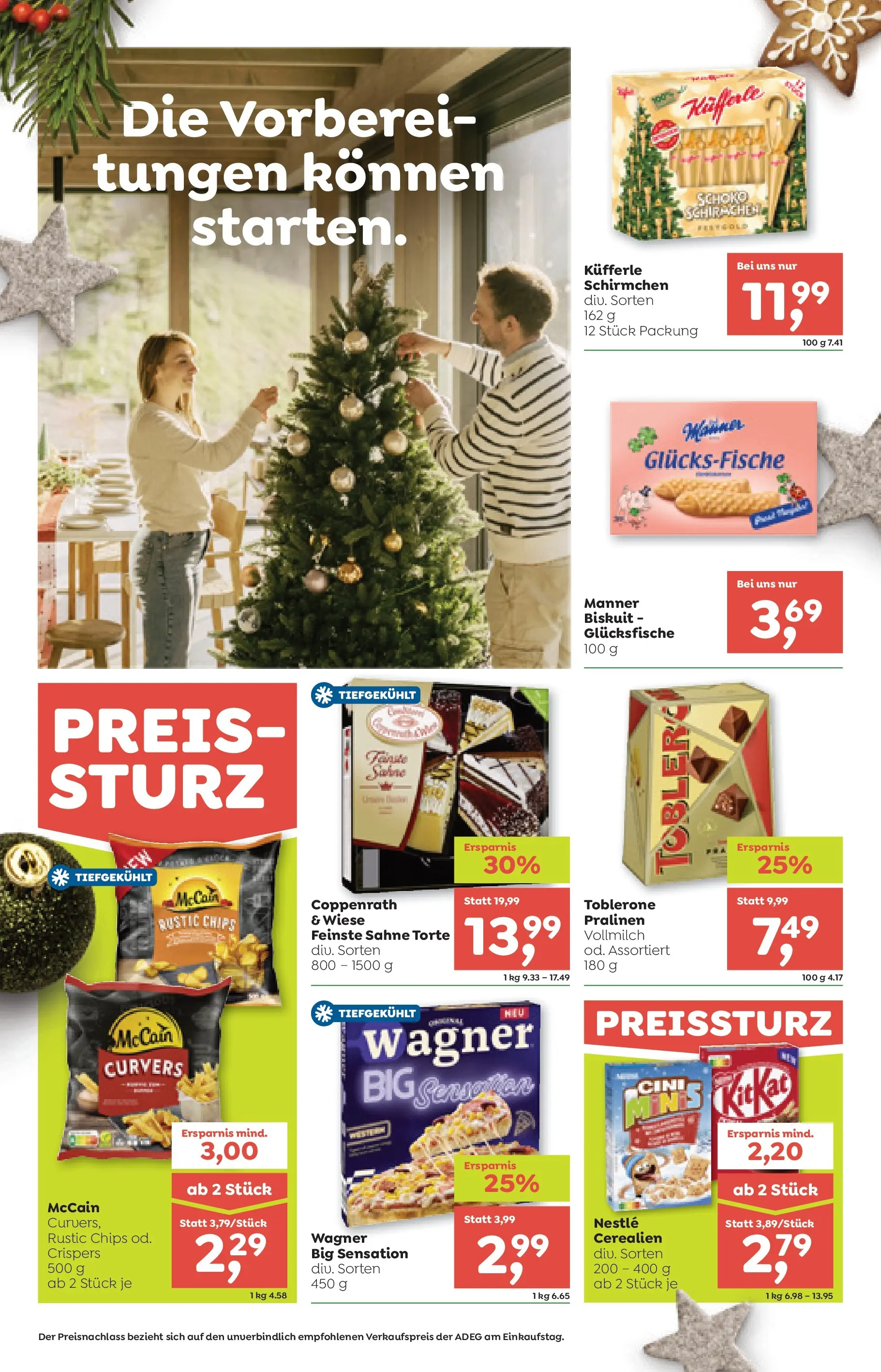 ADEG Hohenberg von 11.12.2025 - Aktuelle Angebote | Seite: 4 | Produkte: Chips, Sahne