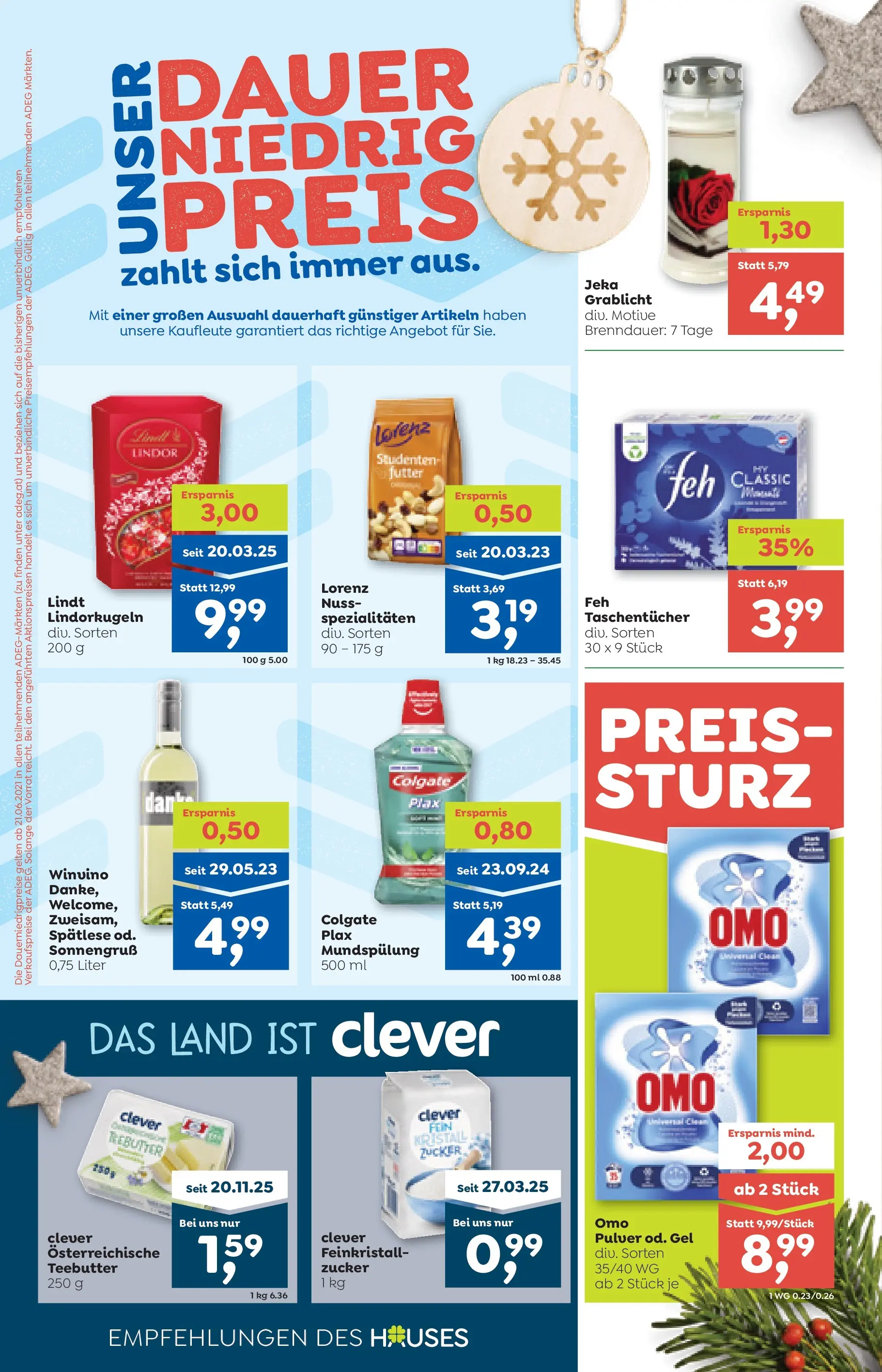 ADEG Hohenberg von 11.12.2025 - Aktuelle Angebote | Seite: 6 | Produkte: Zucker