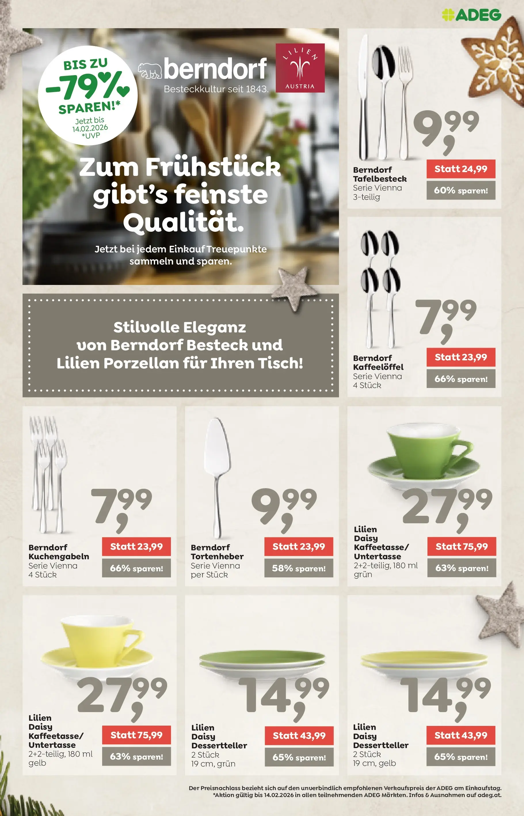 ADEG Hohenberg von 11.12.2025 - Aktuelle Angebote | Seite: 7 | Produkte: Tisch