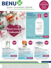 Benu Gyógyszertárak újság érvényessége 2025.12.31-ig