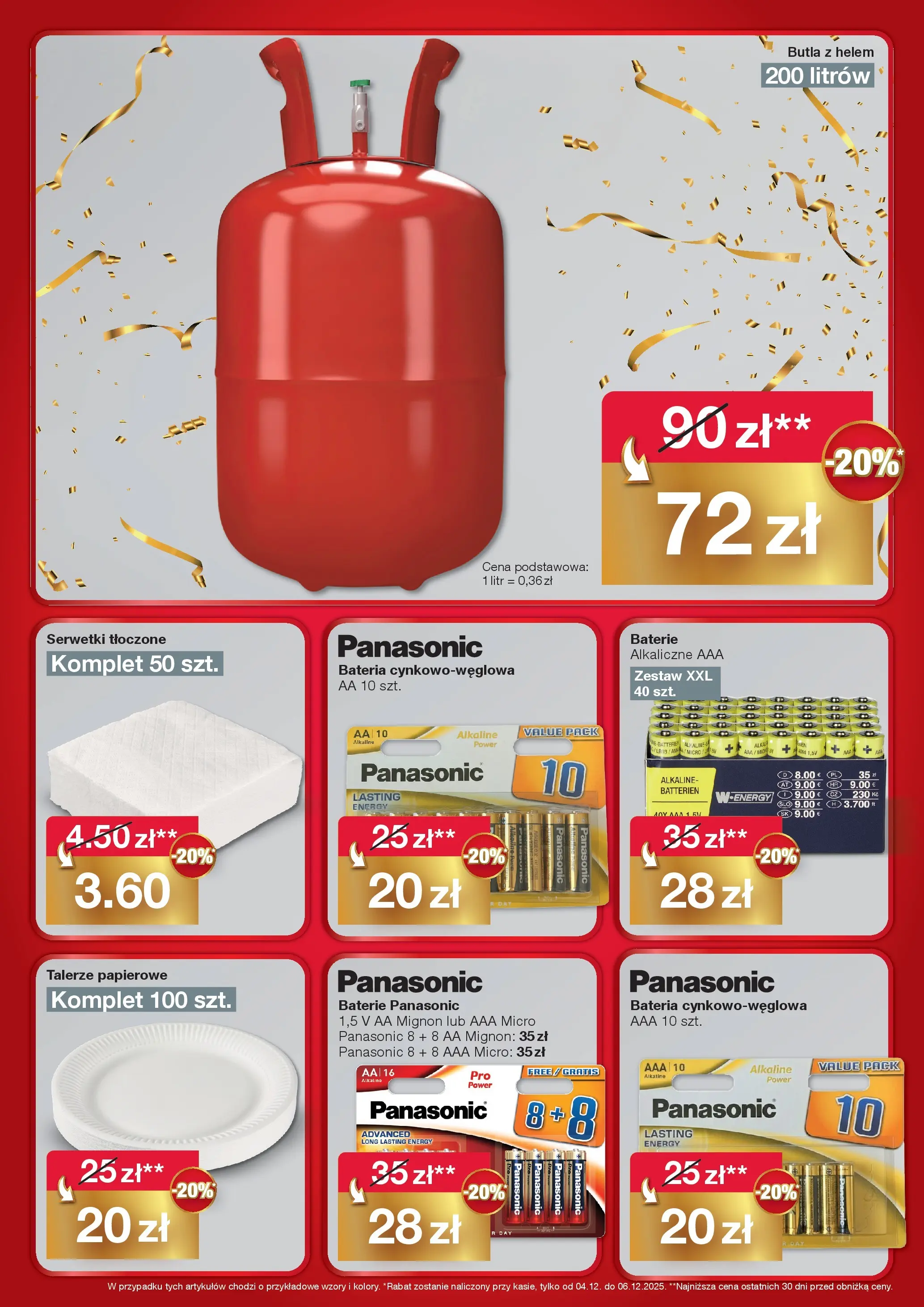 Woolworth Gazetka - Już w Legnica! od (04.12.2025 - 06.12.2025) | Strona: 9 | Produkty: Baterie, Por, Talerze, Bateria