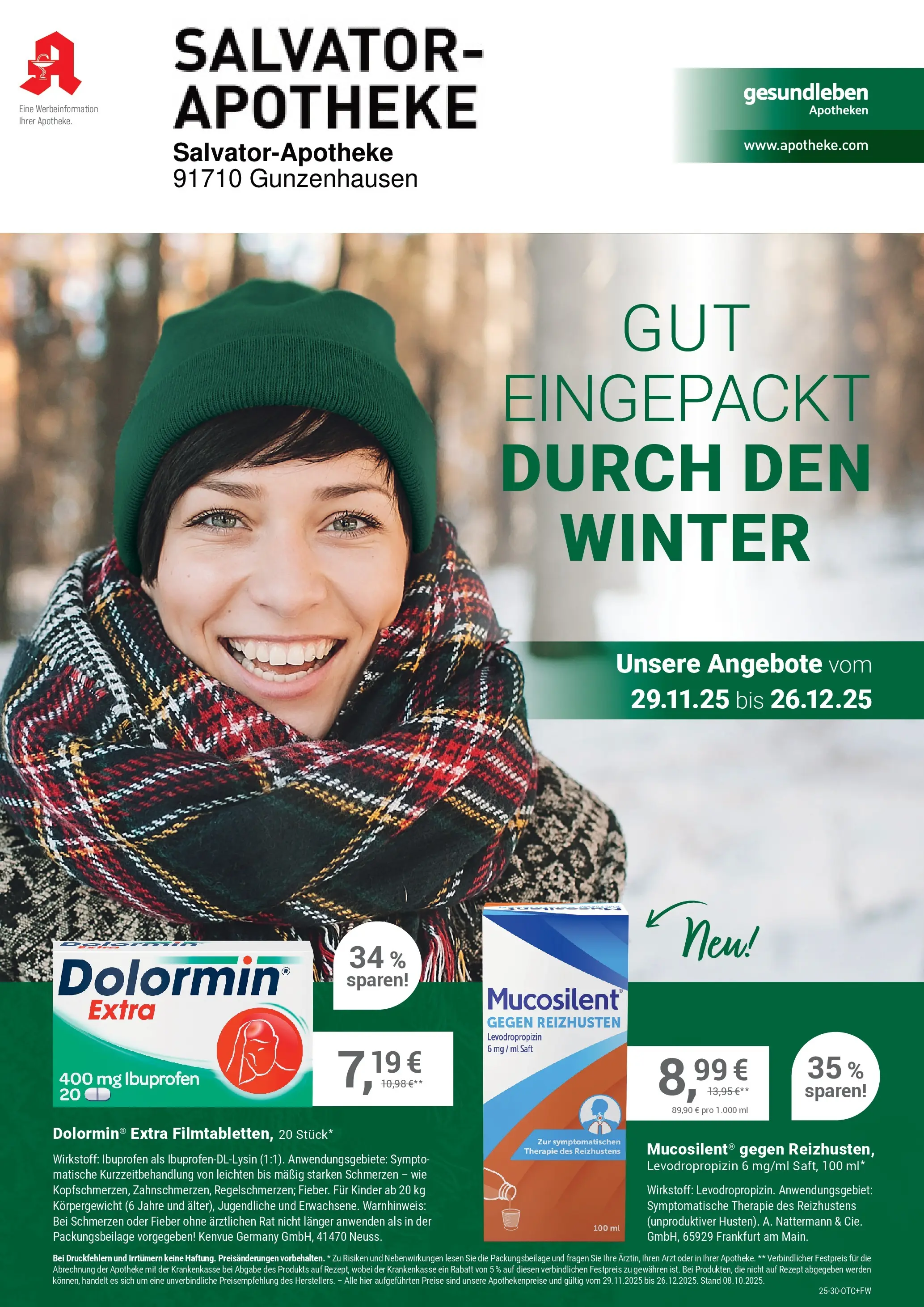 Entdecke - Salvator-Apotheke (ab 28.11.2025) zum Blättern | Seite: 1 | Produkte: Saft