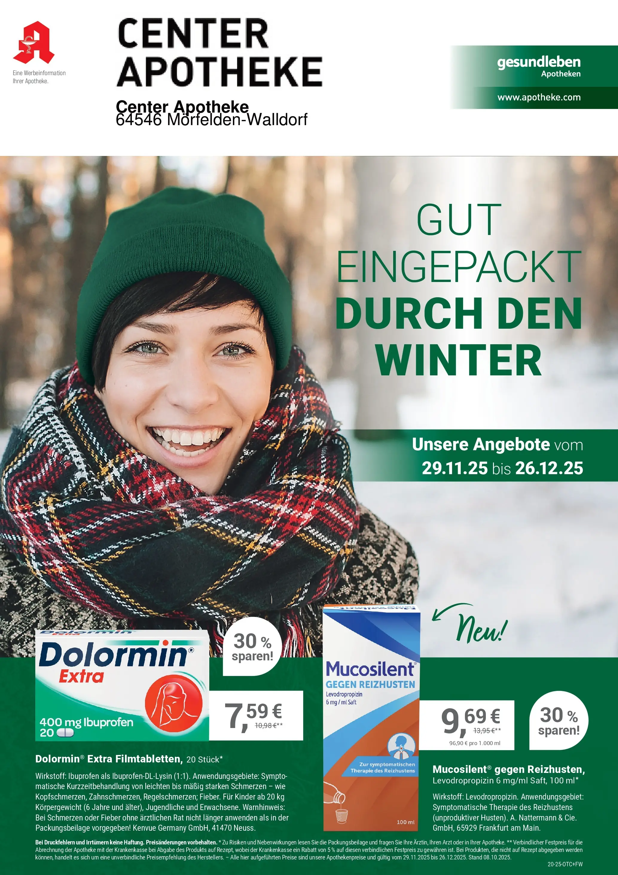 Entdecke - Center Apotheke (ab 28.11.2025) zum Blättern | Seite: 1 | Produkte: Saft