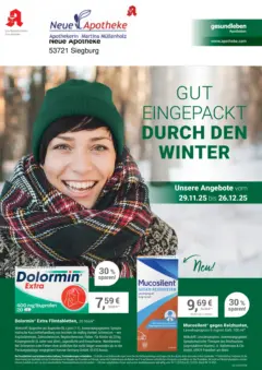 Entdecke - Neue Apotheke ab 28.11.2025 gültig
