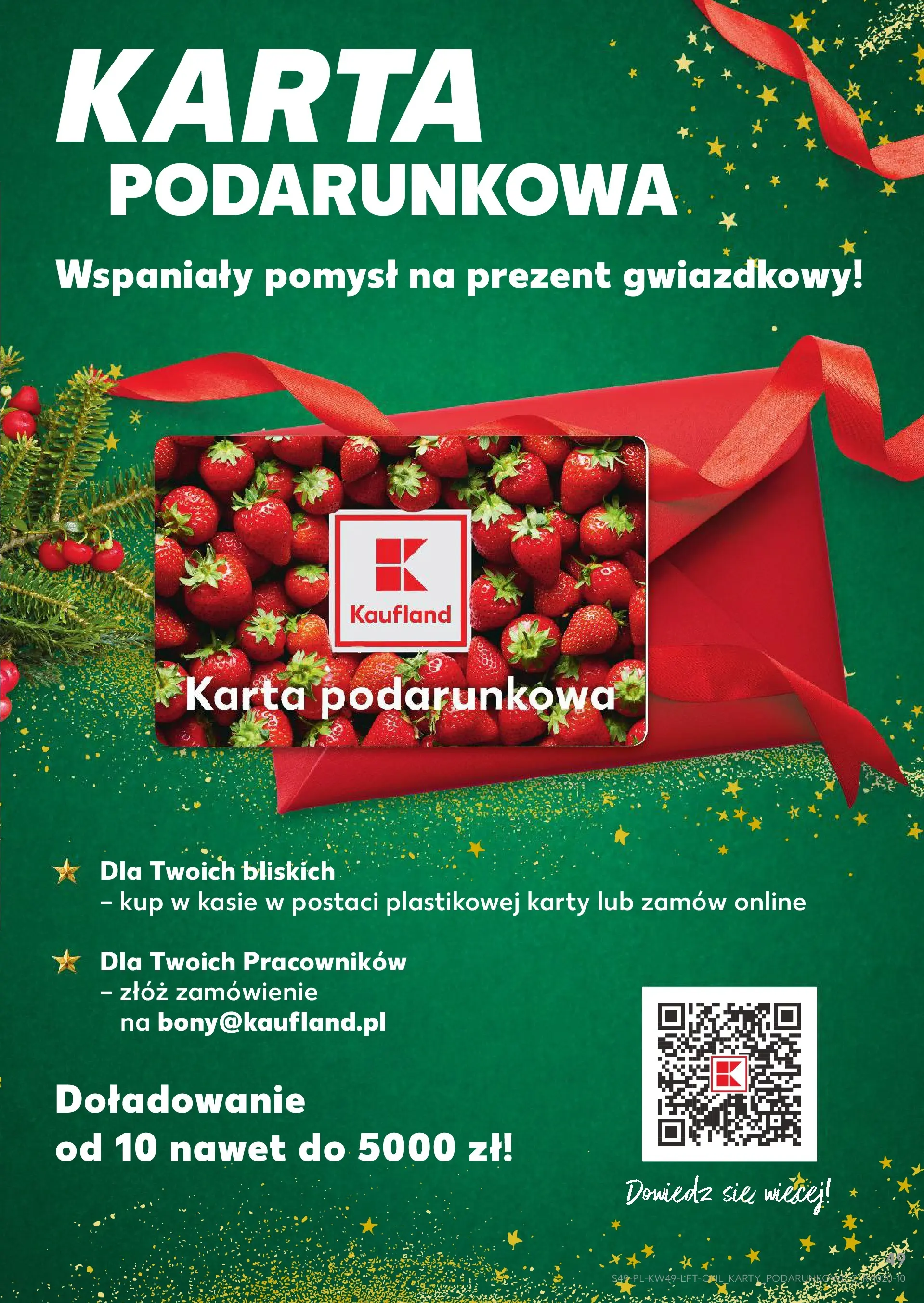 Kaufland gazetka od 04.12.2025 - od jutra PDF | Strona: 49 | Produkty: Karta