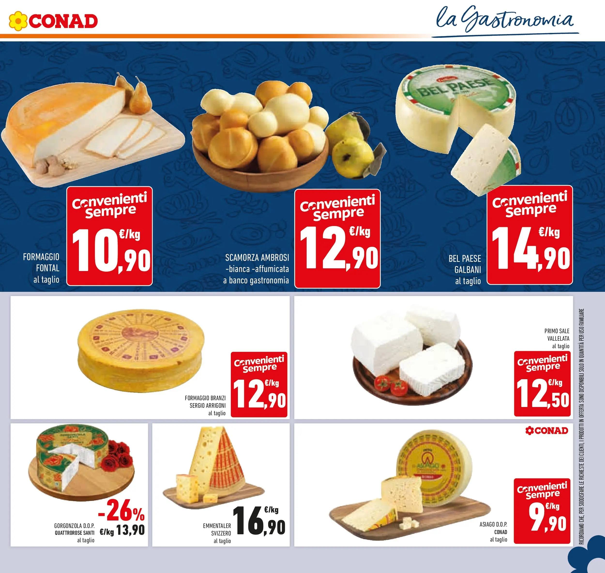 Volantino Conad dal 02/12/2025 > Anteprima | Pagina: 25 | Prodotti: Sale, Formaggio, Gorgonzola