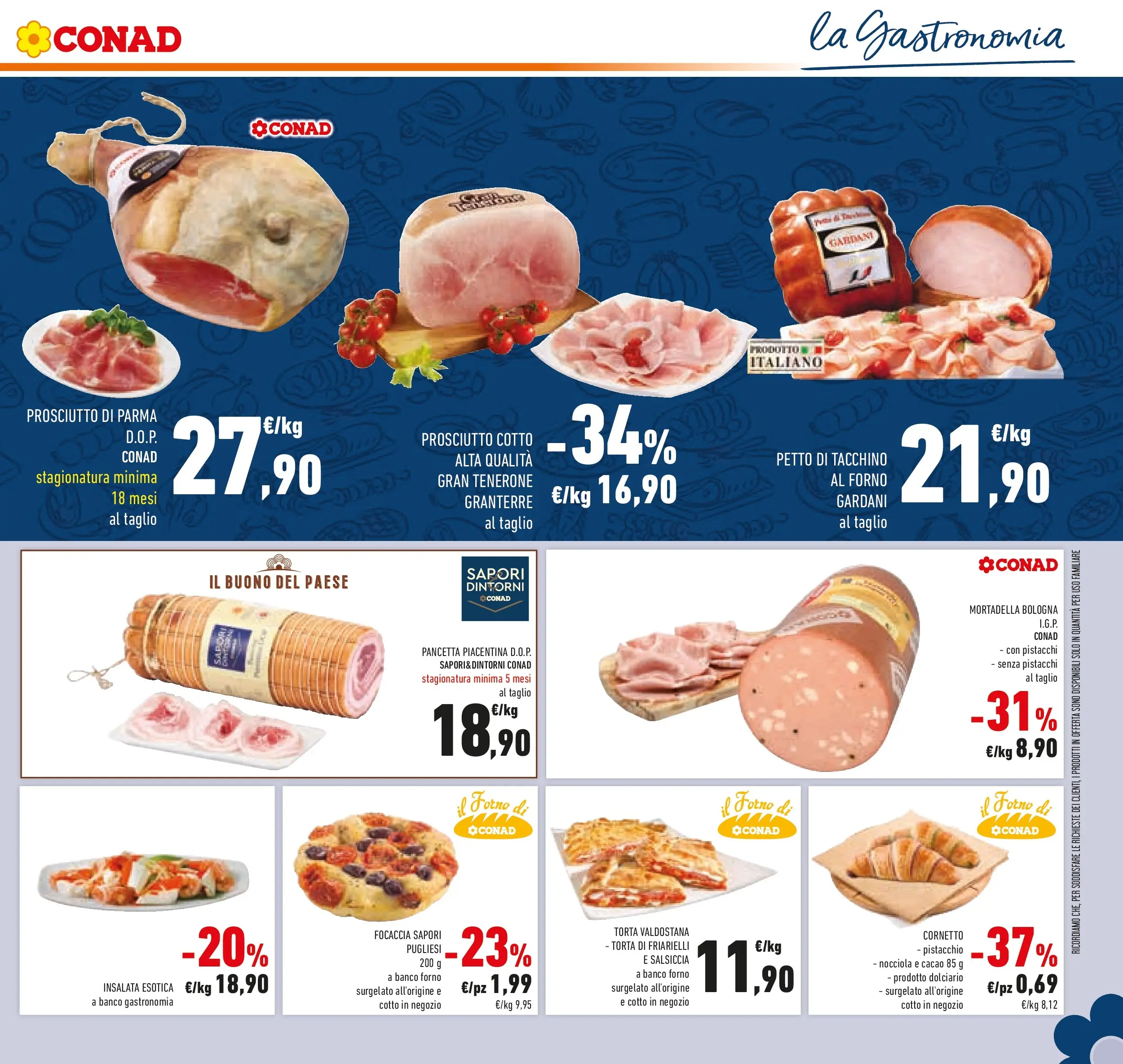 Volantino Conad dal 02/12/2025 > Anteprima | Pagina: 27 | Prodotti: Prosciutto Cotto, Tacchino, Friarielli, Croissant