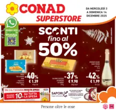 Sconti fino al 50%