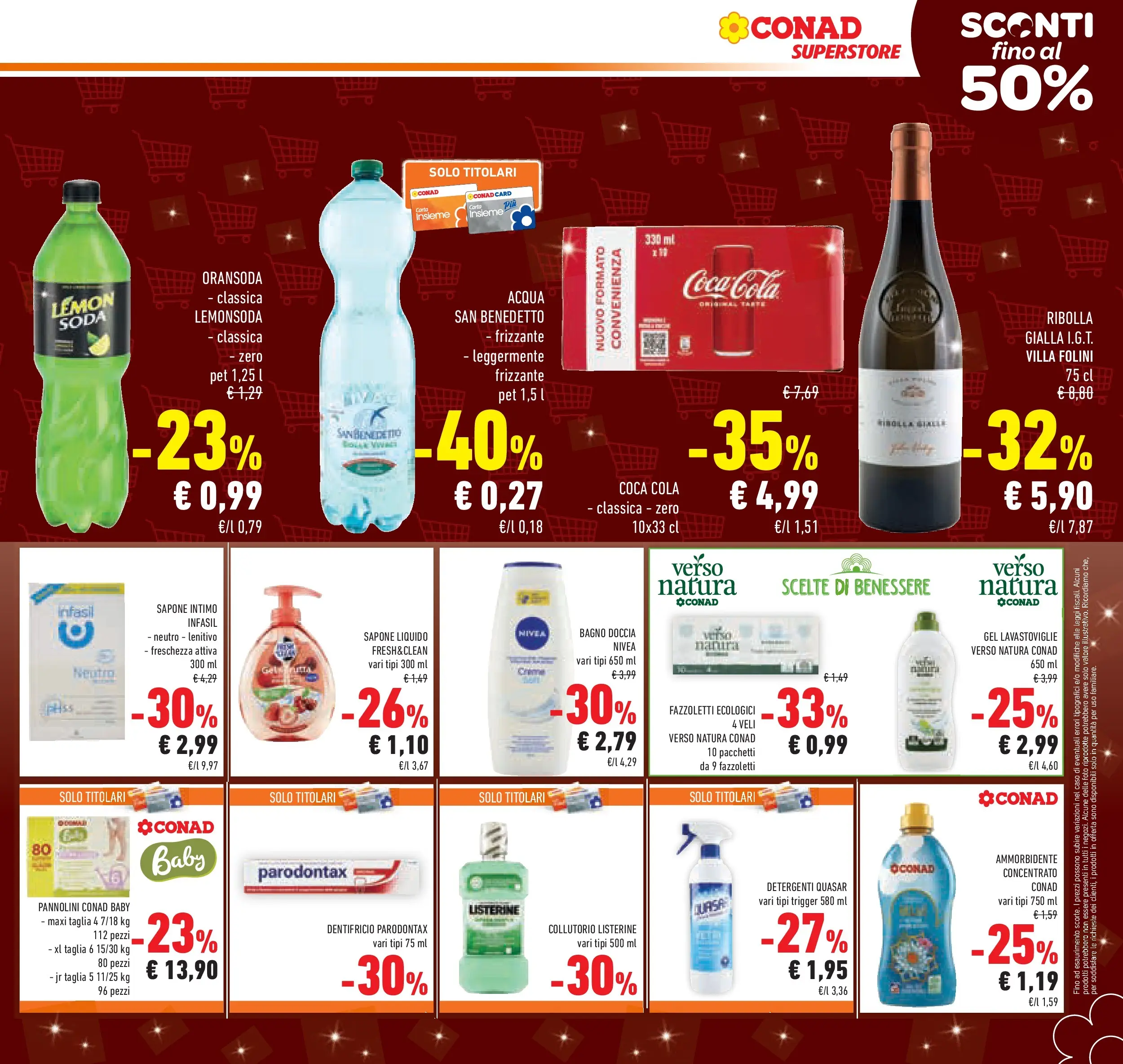 Volantino Conad dal 02/12/2025 > Anteprima | Pagina: 19 | Prodotti: Sapone, Ammorbidente, Bagno, Doccia