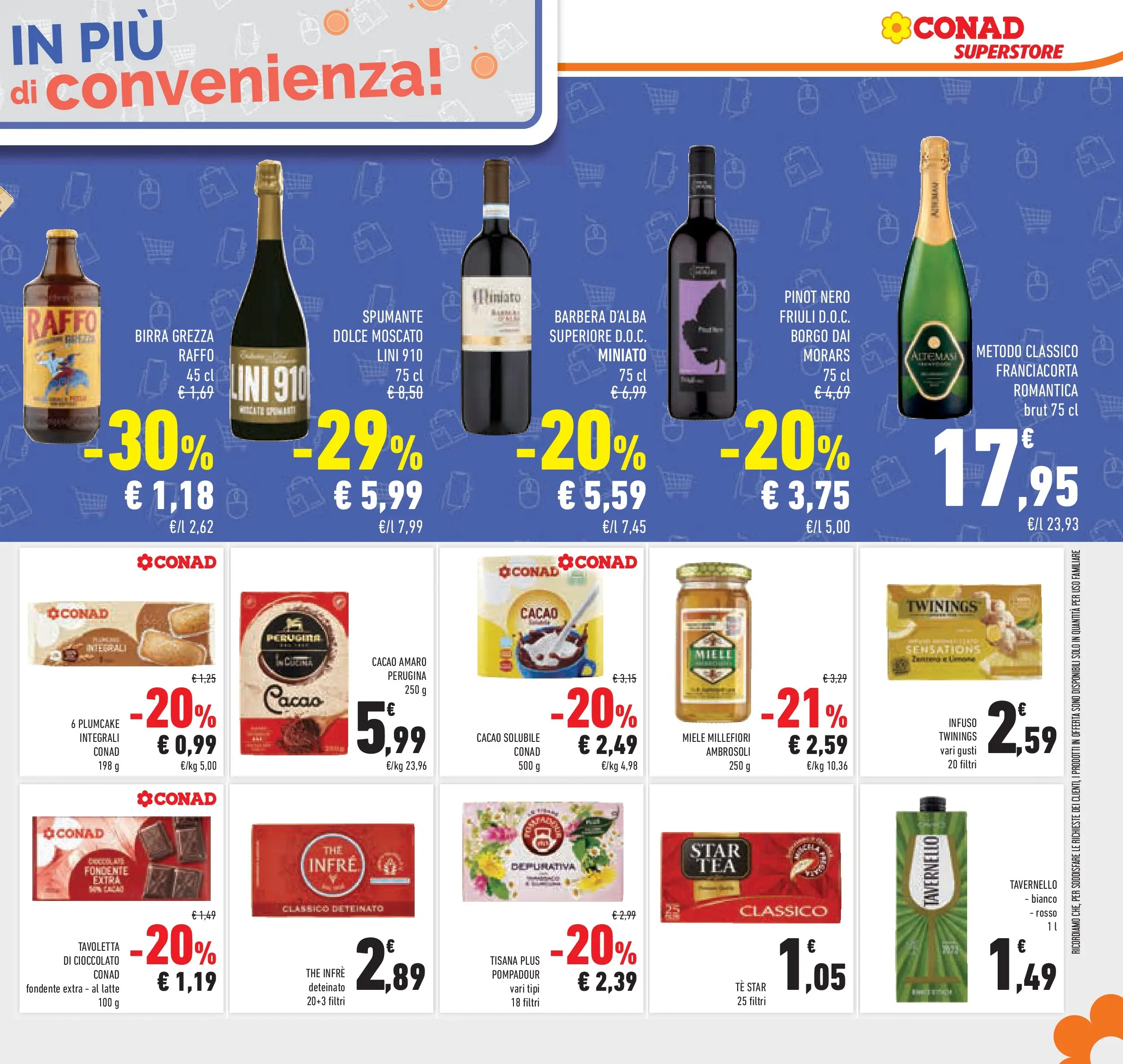 Volantino Conad dal 02/12/2025 > Anteprima | Pagina: 25 | Prodotti: Spumante, Plumcake, Cacao, Miele