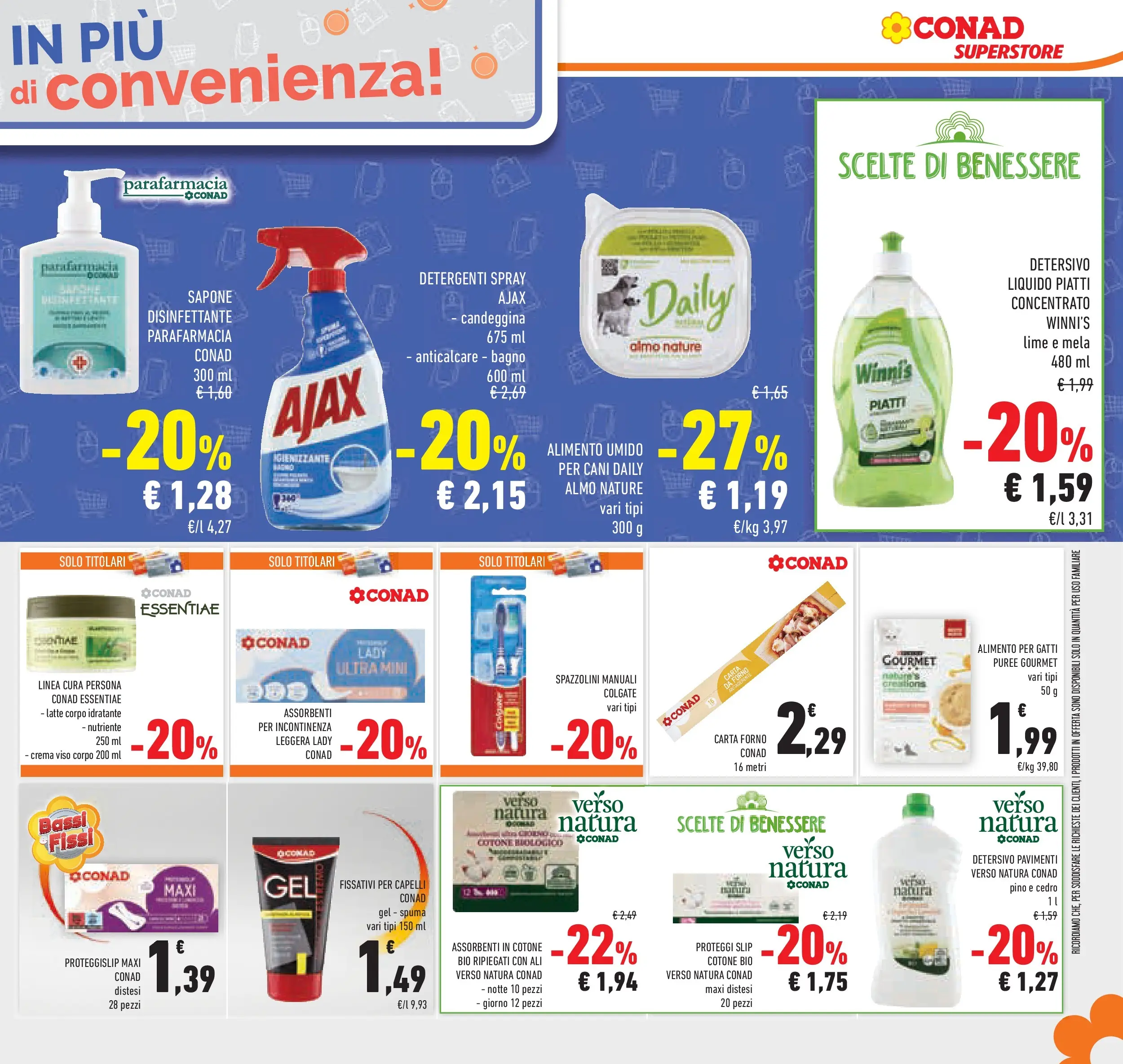 Volantino Conad dal 02/12/2025 > Anteprima | Pagina: 27 | Prodotti: Crema, Latte, Forno, Bagno