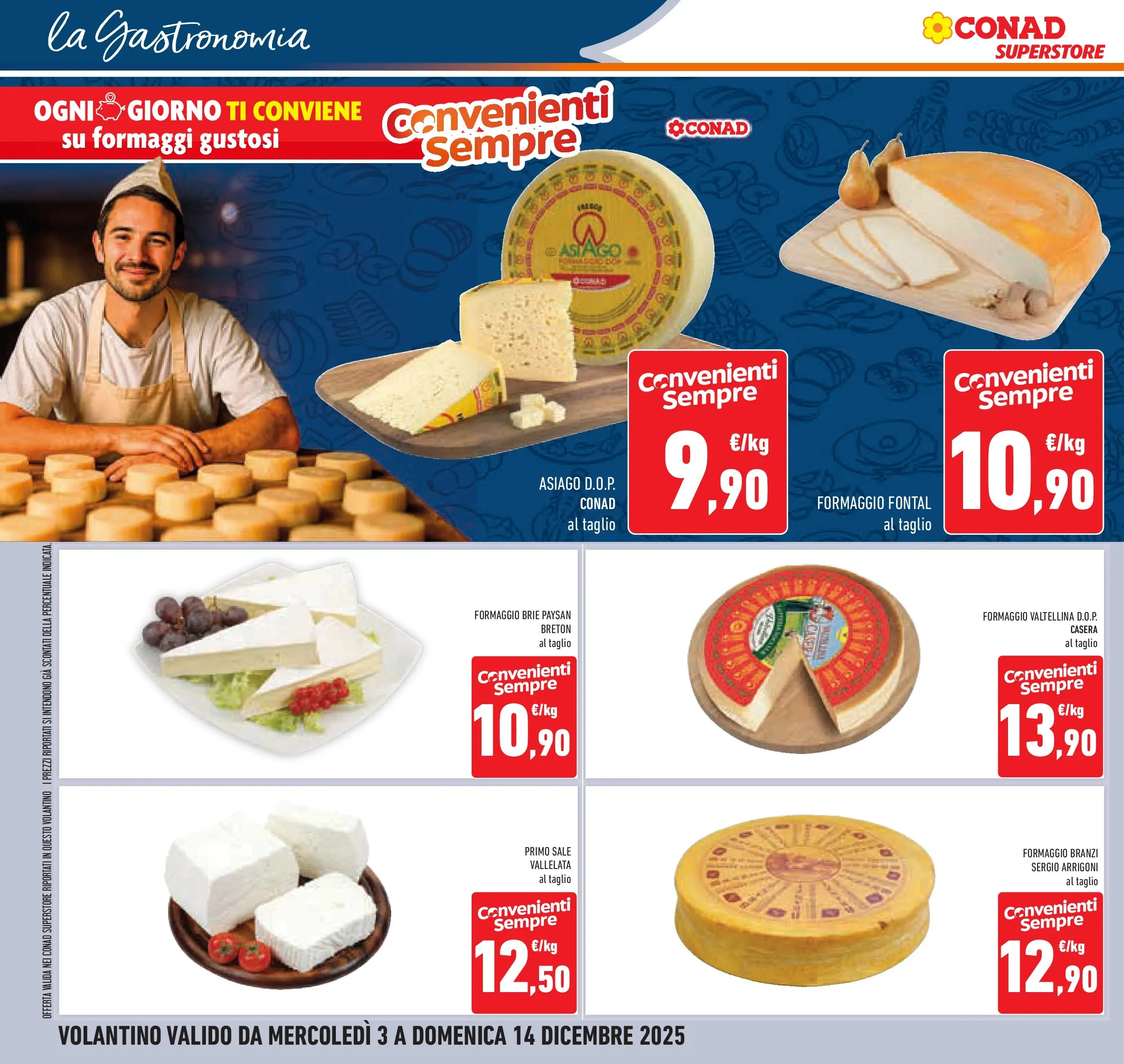 Volantino Conad dal 02/12/2025 > Anteprima | Pagina: 38 | Prodotti: Sale, Formaggio