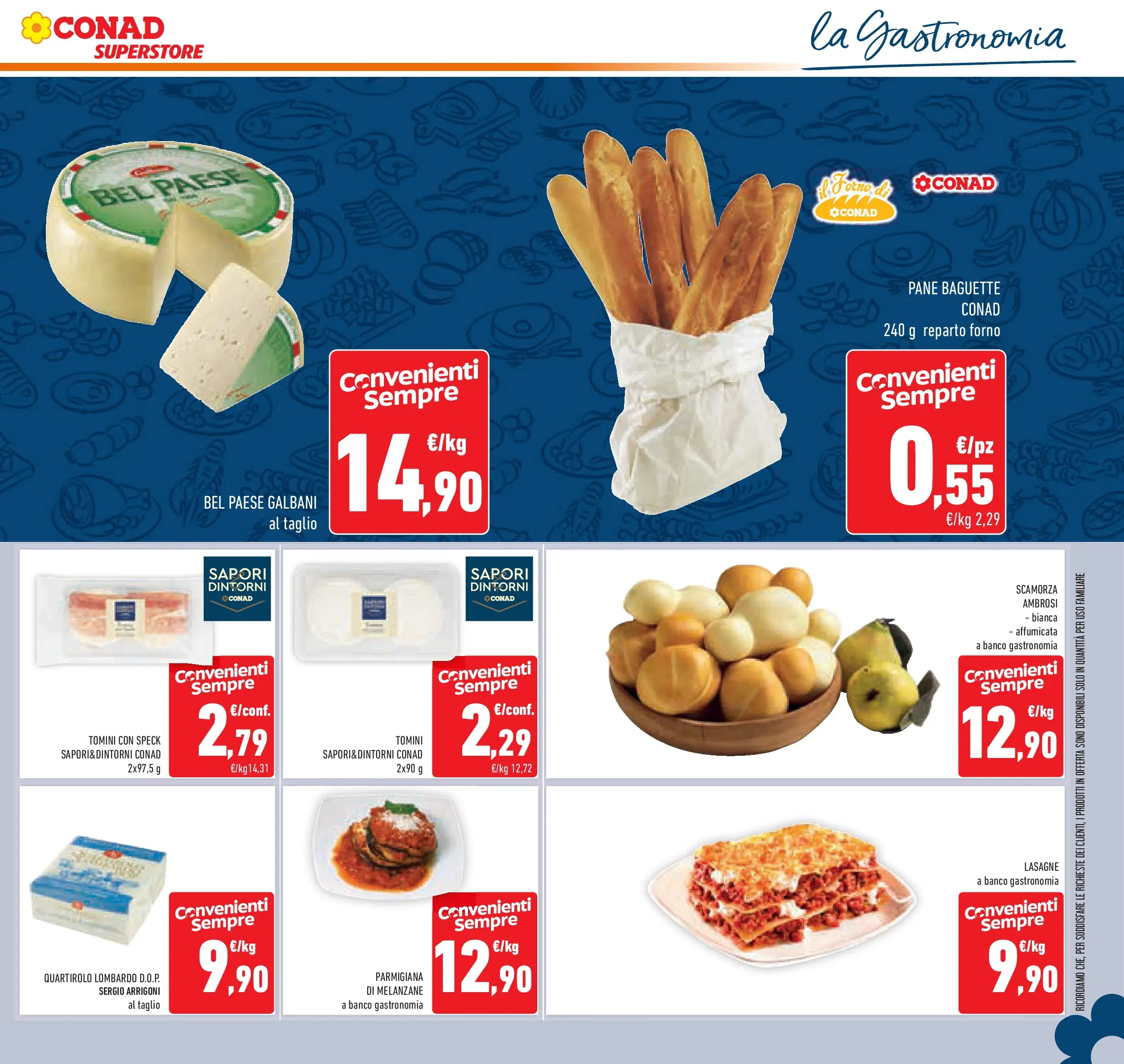 Volantino Conad dal 02/12/2025 > Anteprima | Pagina: 39 | Prodotti: Speck, Pane, Melanzane, Forno