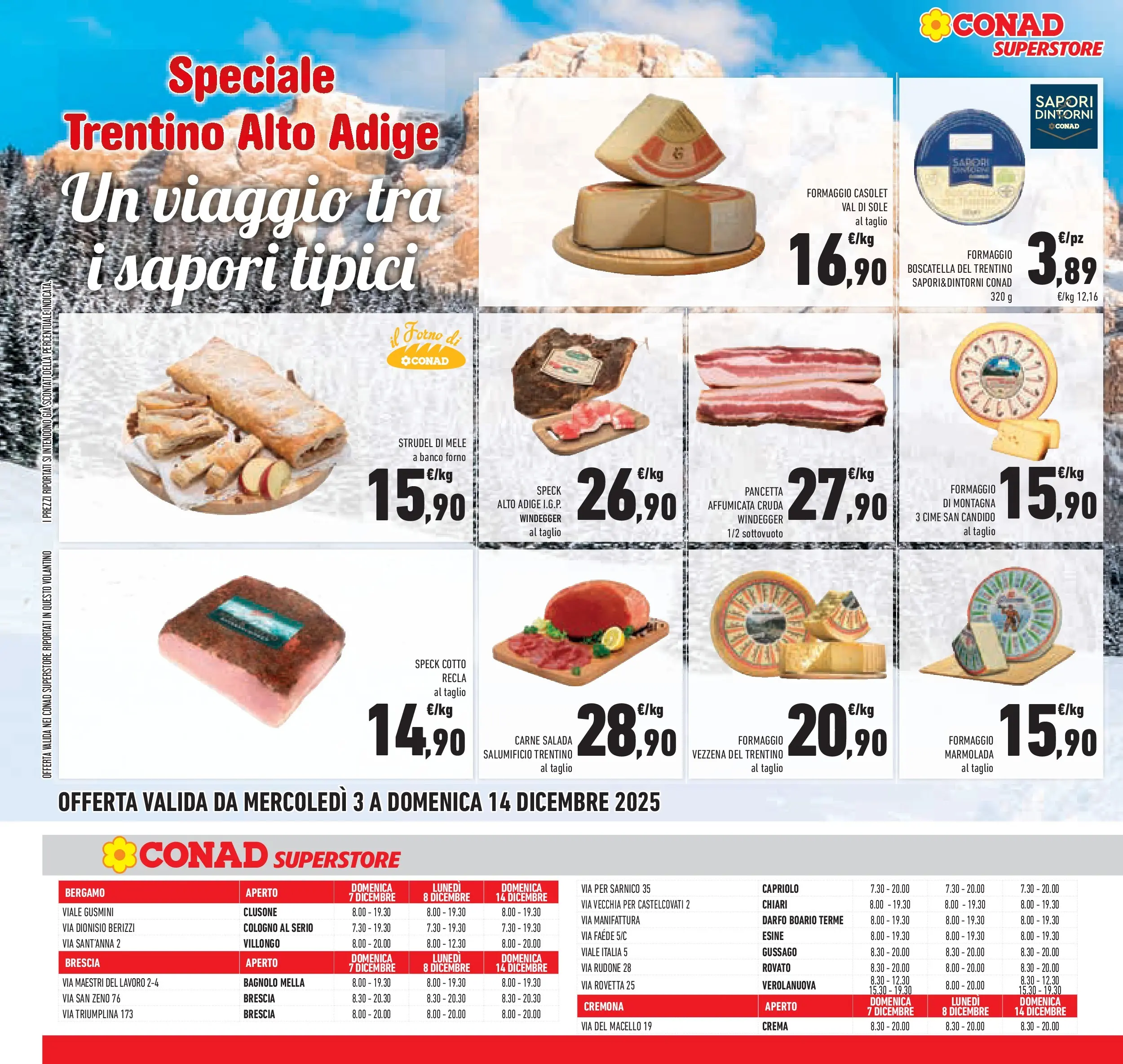 Volantino Conad dal 02/12/2025 > Anteprima | Pagina: 42 | Prodotti: Crema, Mele, Forno, Il forno