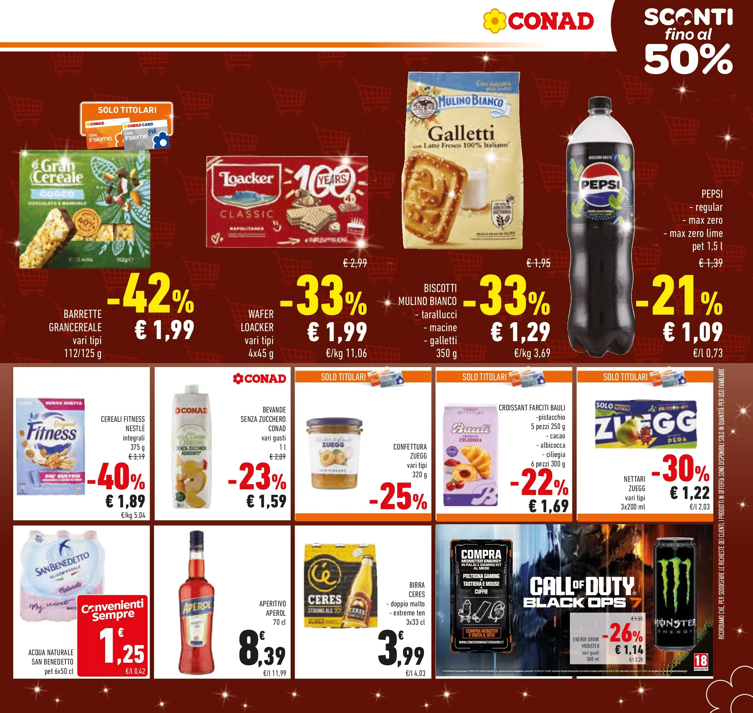 Volantino Conad dal 03/12/2025 > Anteprima | Pagina: 13 | Prodotti: Birra, Cereali, Zucchero, Lime
