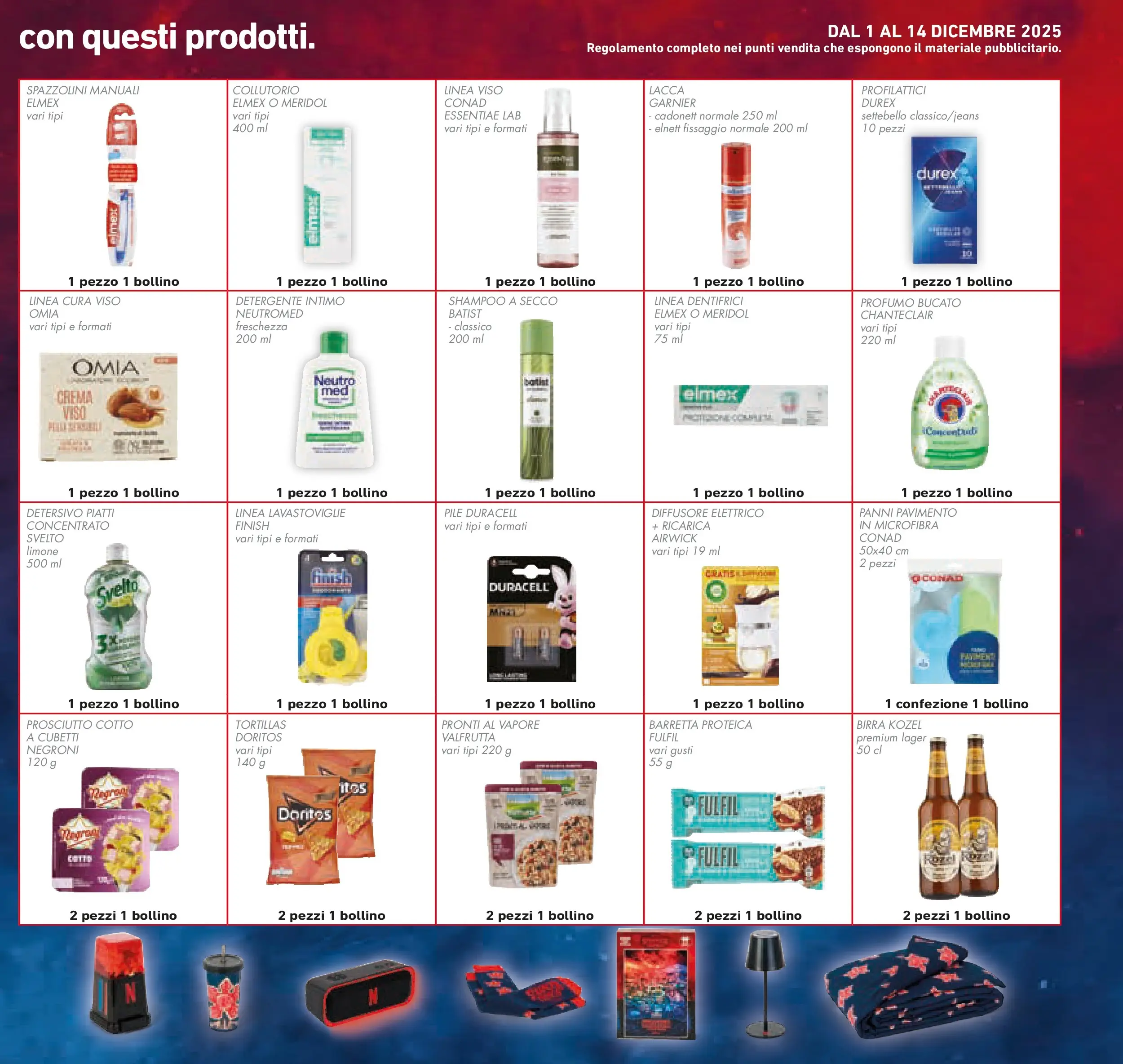 Volantino Conad dal 03/12/2025 > Anteprima | Pagina: 33 | Prodotti: Prosciutto Cotto, Profilattici, Barretta, Profumo