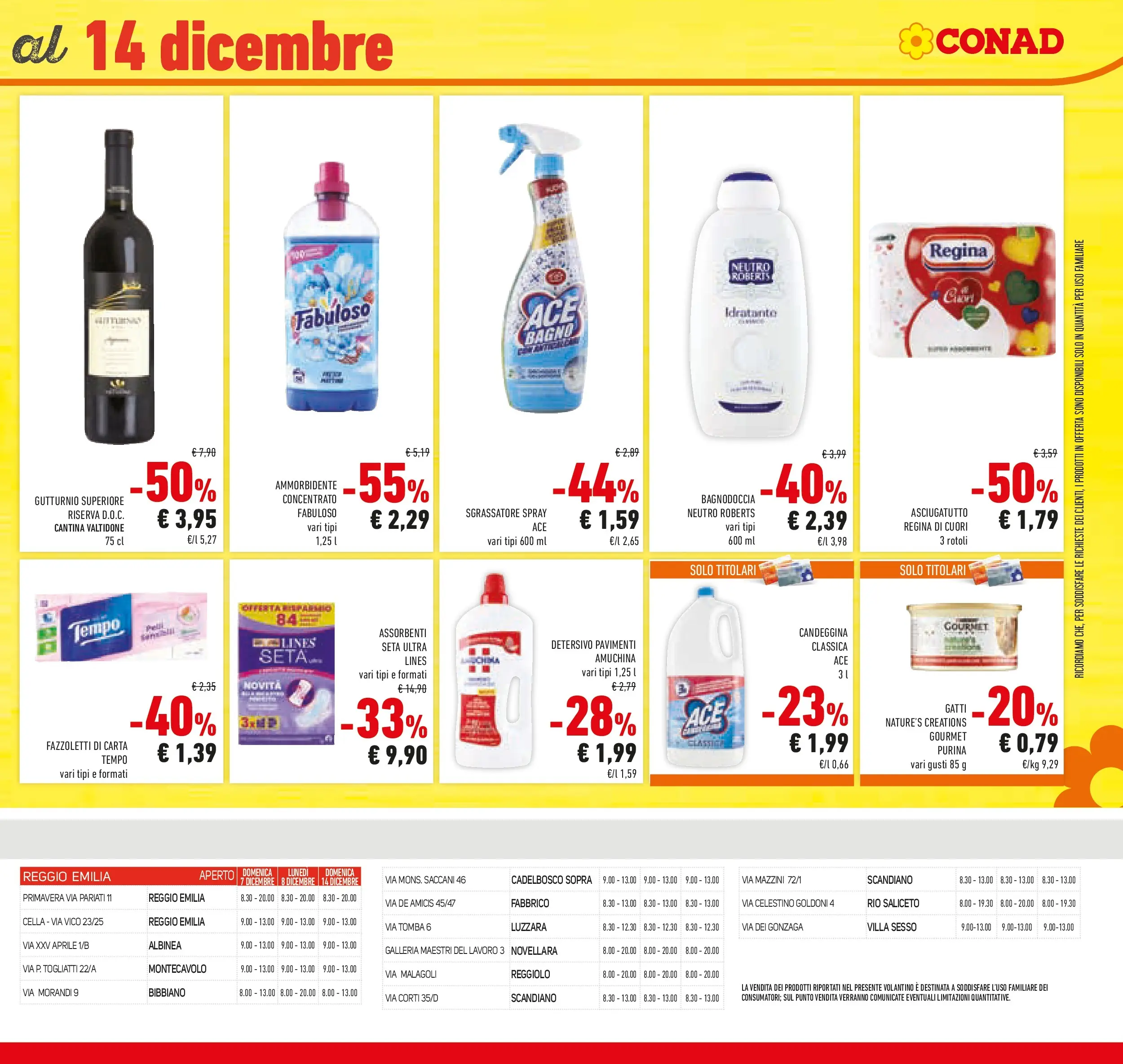Volantino Conad dal 03/12/2025 > Anteprima | Pagina: 37 | Prodotti: Ammorbidente, Fazzoletti, Asciugatutto, Bagno