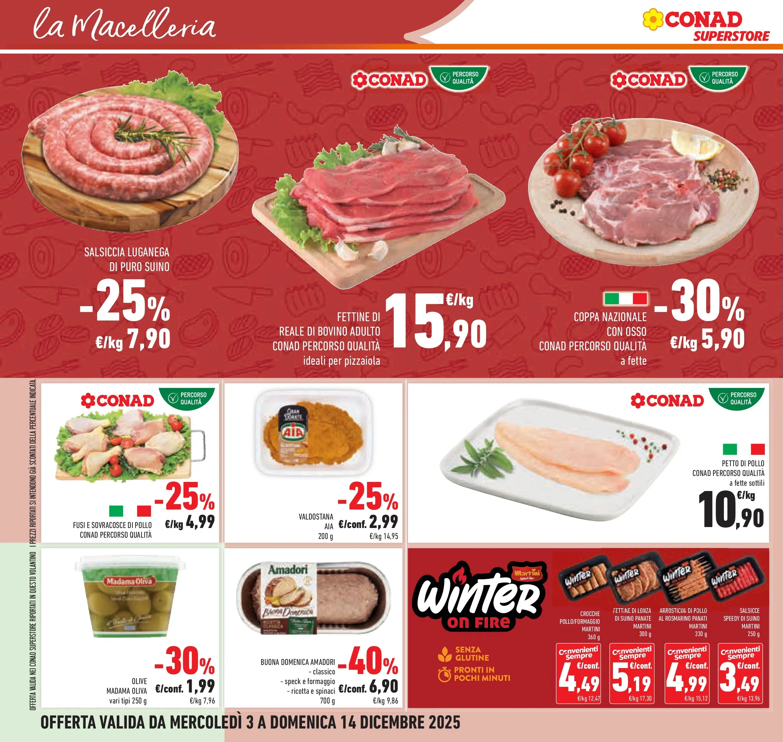Volantino Conad dal 02/12/2025 > Anteprima | Pagina: 34 | Prodotti: Rosmarino, Olive, Salsiccia, Spinaci