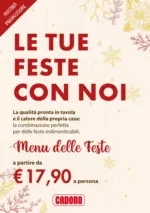 Cadoro Le tue feste con noi - al 29.12.2025