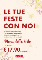 Cadoro Le tue feste con noi - al 29.12.2025