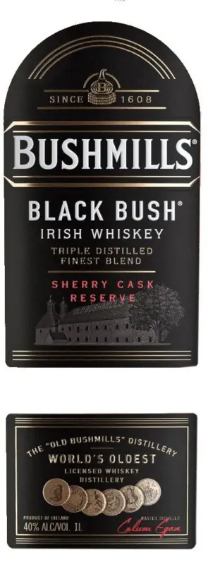 Black Bush Ирландско уиски 40% vol