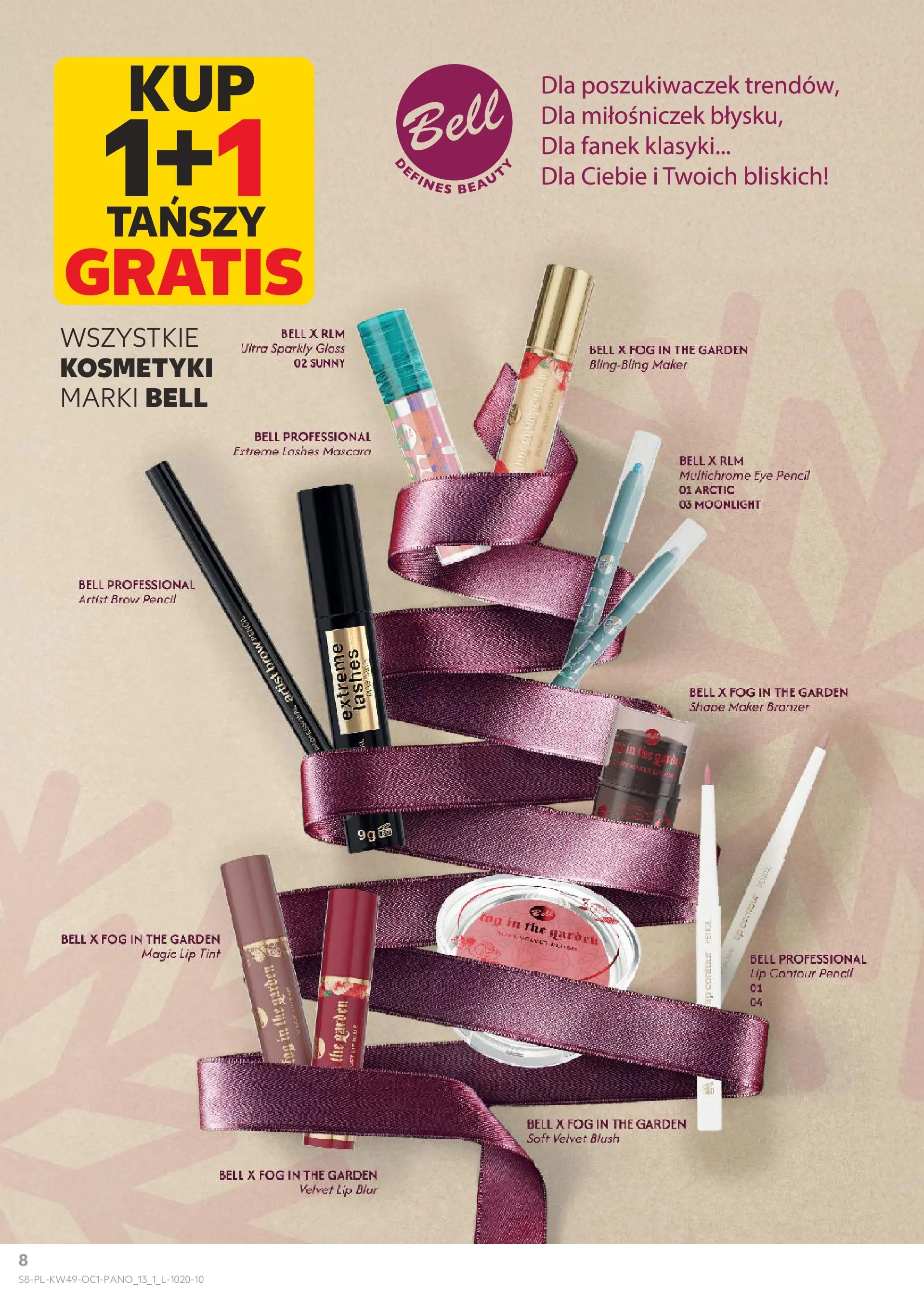Kaufland gazetka - Drogeria od 04.12.2025 - od jutra PDF | Strona: 8 | Produkty: Kosmetyki, Bell, Bronzer