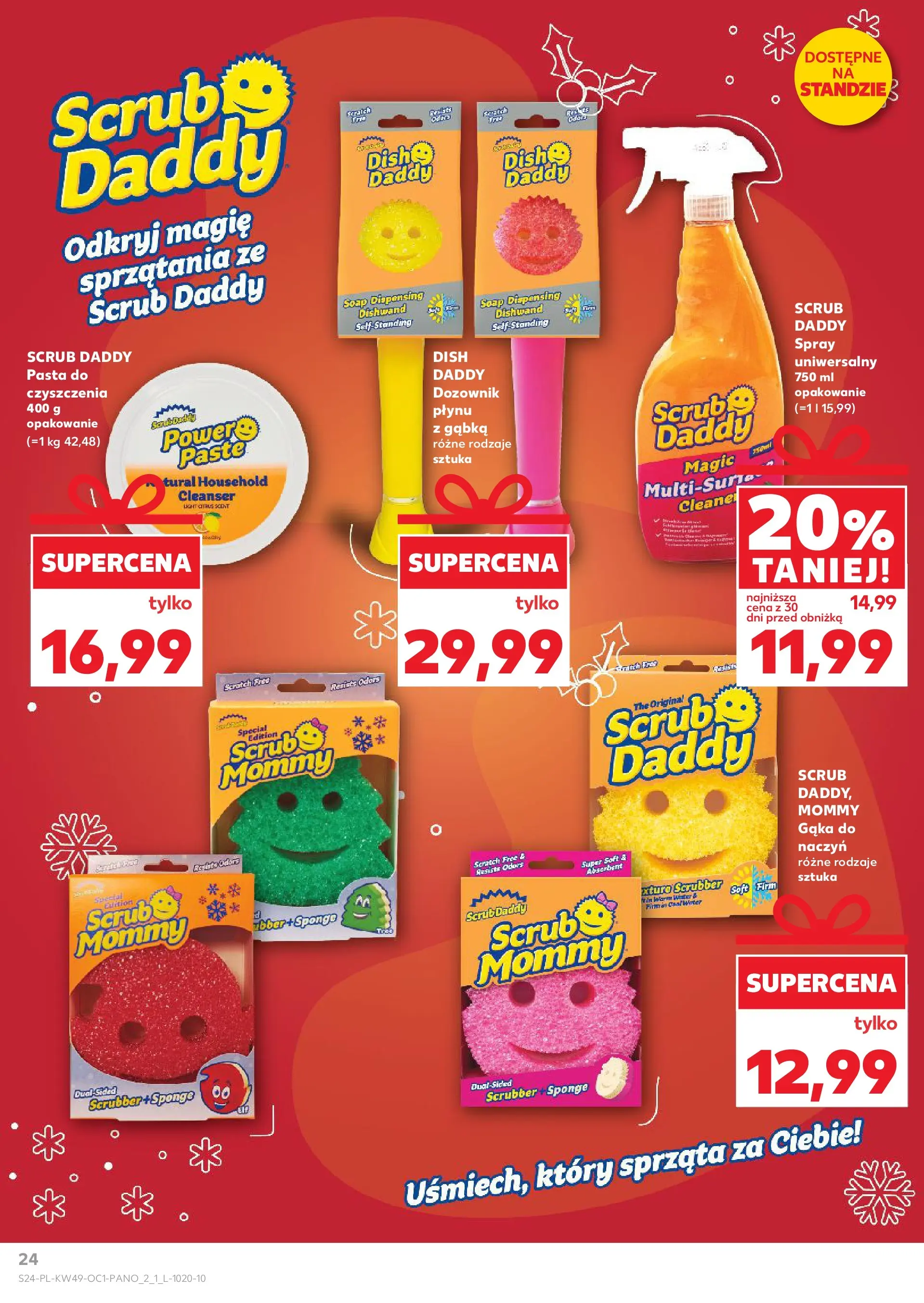 Kaufland gazetka - Drogeria od 04.12.2025 - od jutra PDF | Strona: 24 | Produkty: Gąbka
