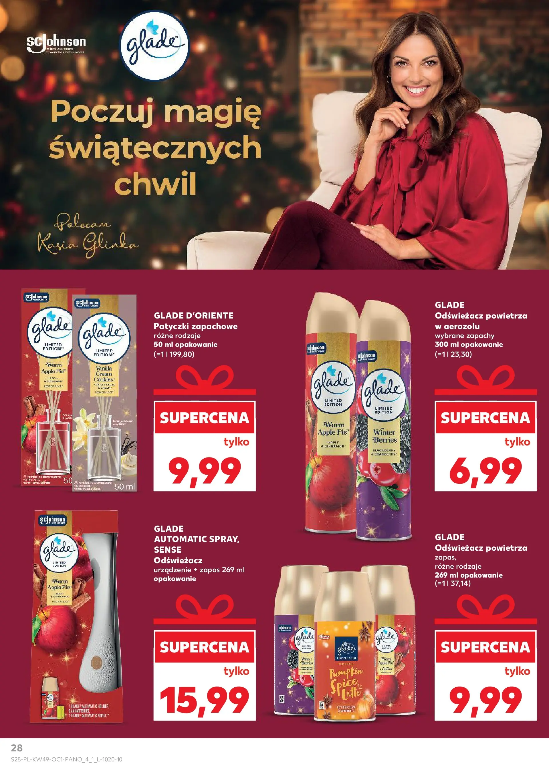 Kaufland gazetka - Drogeria od 04.12.2025 - od jutra PDF | Strona: 28 | Produkty: Odświeżacz, Odświeżacz powietrza