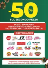 - 50% sul secondo pezzo