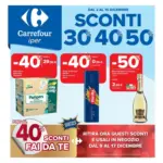Carrefour Ipermercati Scont 30% 40% 50% - al 15.12.2025