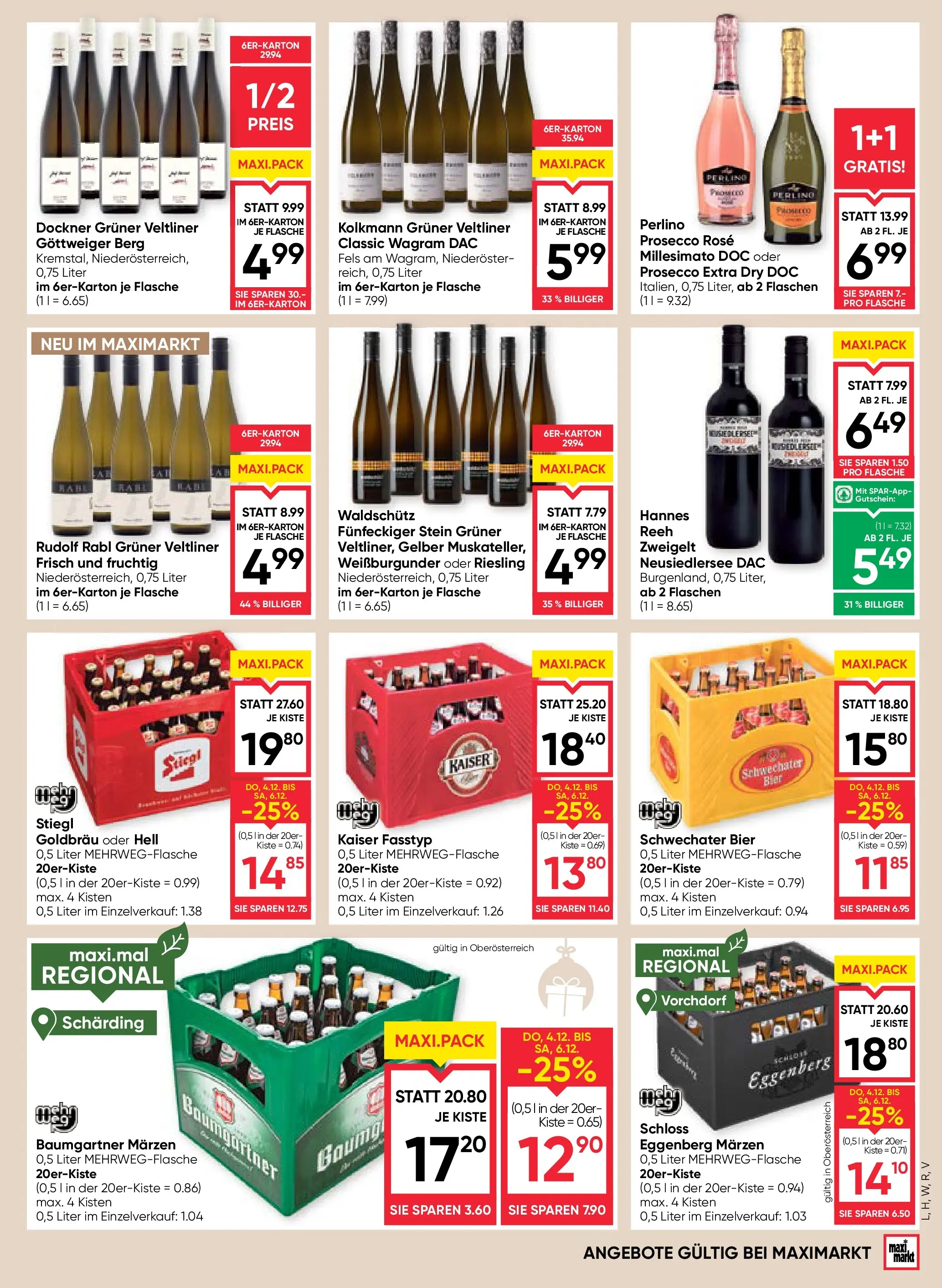Maximarkt Haid, Linz von 04.12.2025 - Aktuelle Angebote | Seite: 15 | Produkte: Bier