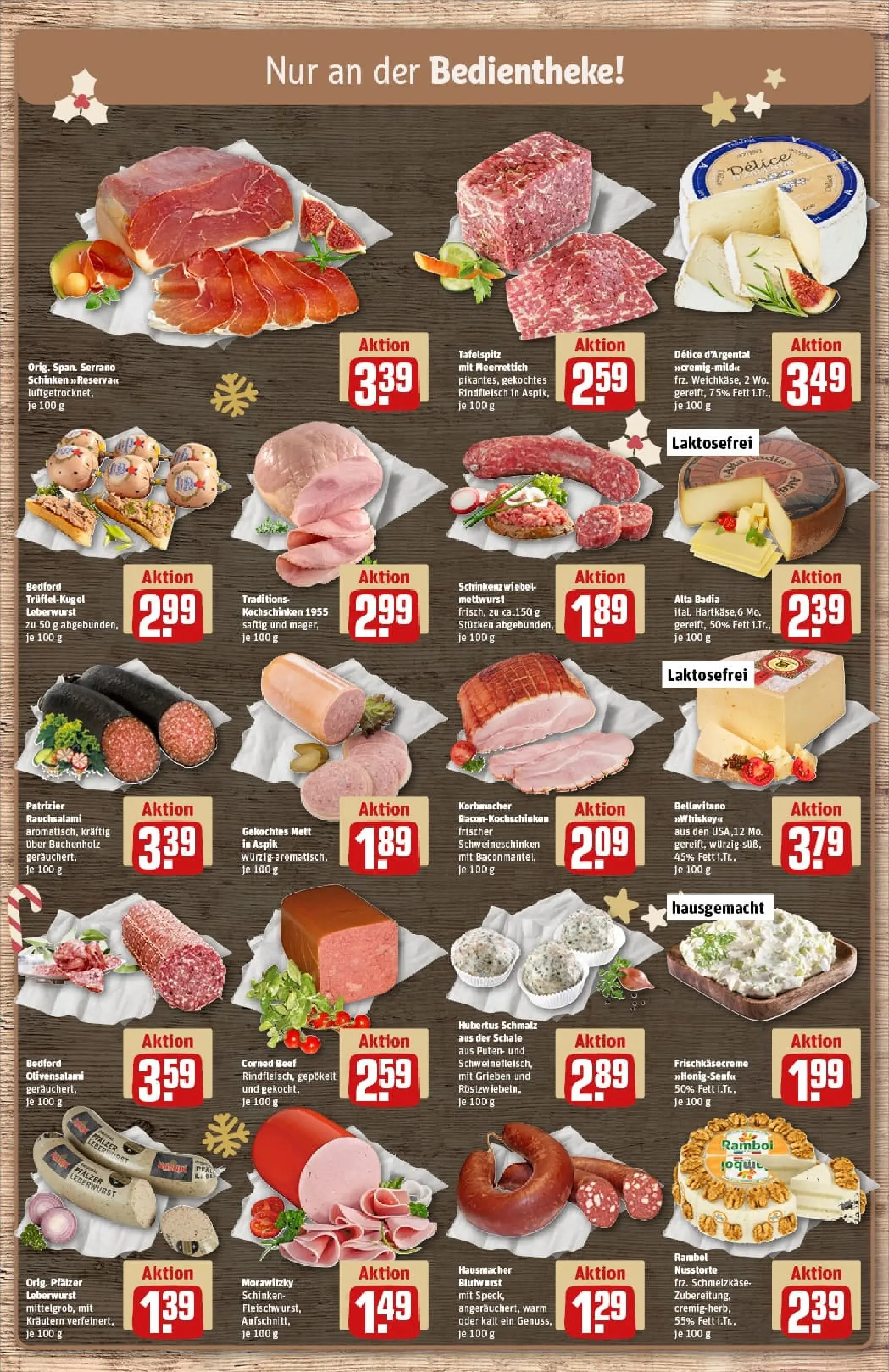 REWE Prospekt ab 01.12.2025 zum Blättern » Angebote | Seite: 11 | Produkte: Butter, Bifi, Exquisa, Salakis