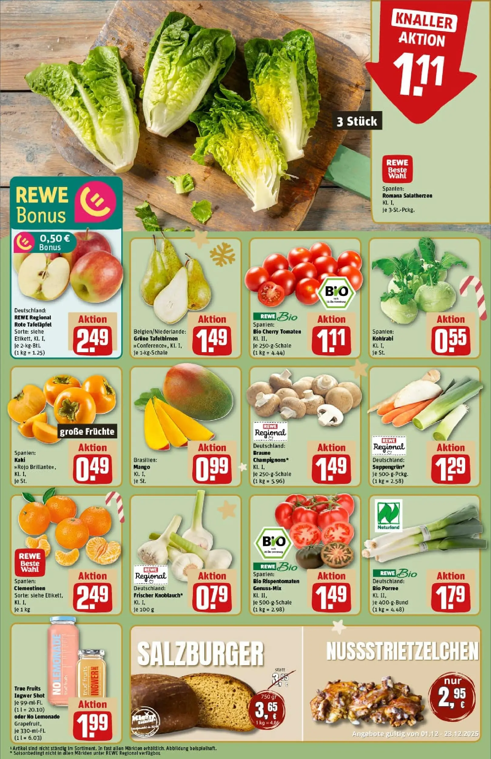 REWE Prospekt ab 01.12.2025 zum Blättern » Angebote | Seite: 12 | Produkte: Quark, Joghurt, Ehrmann grand dessert, Räucherlachs