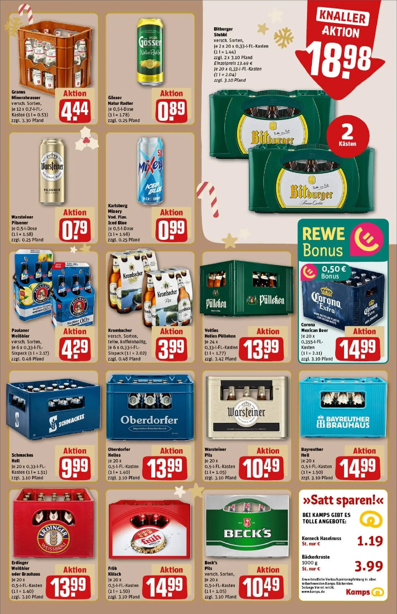 REWE Prospekt ab 01.12.2025 zum Blättern » Angebote | Seite: 25 | Produkte: Nüsse, Sahne