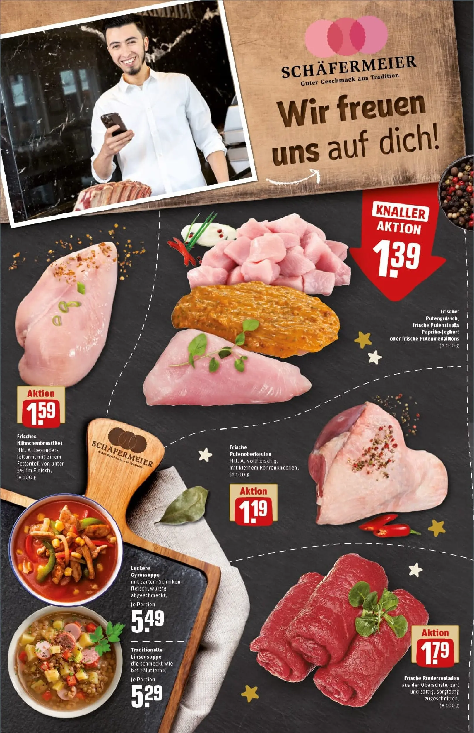 REWE Prospekt ab 01.12.2025 zum Blättern » Angebote | Seite: 8 | Produkte: Wurst, Schinken