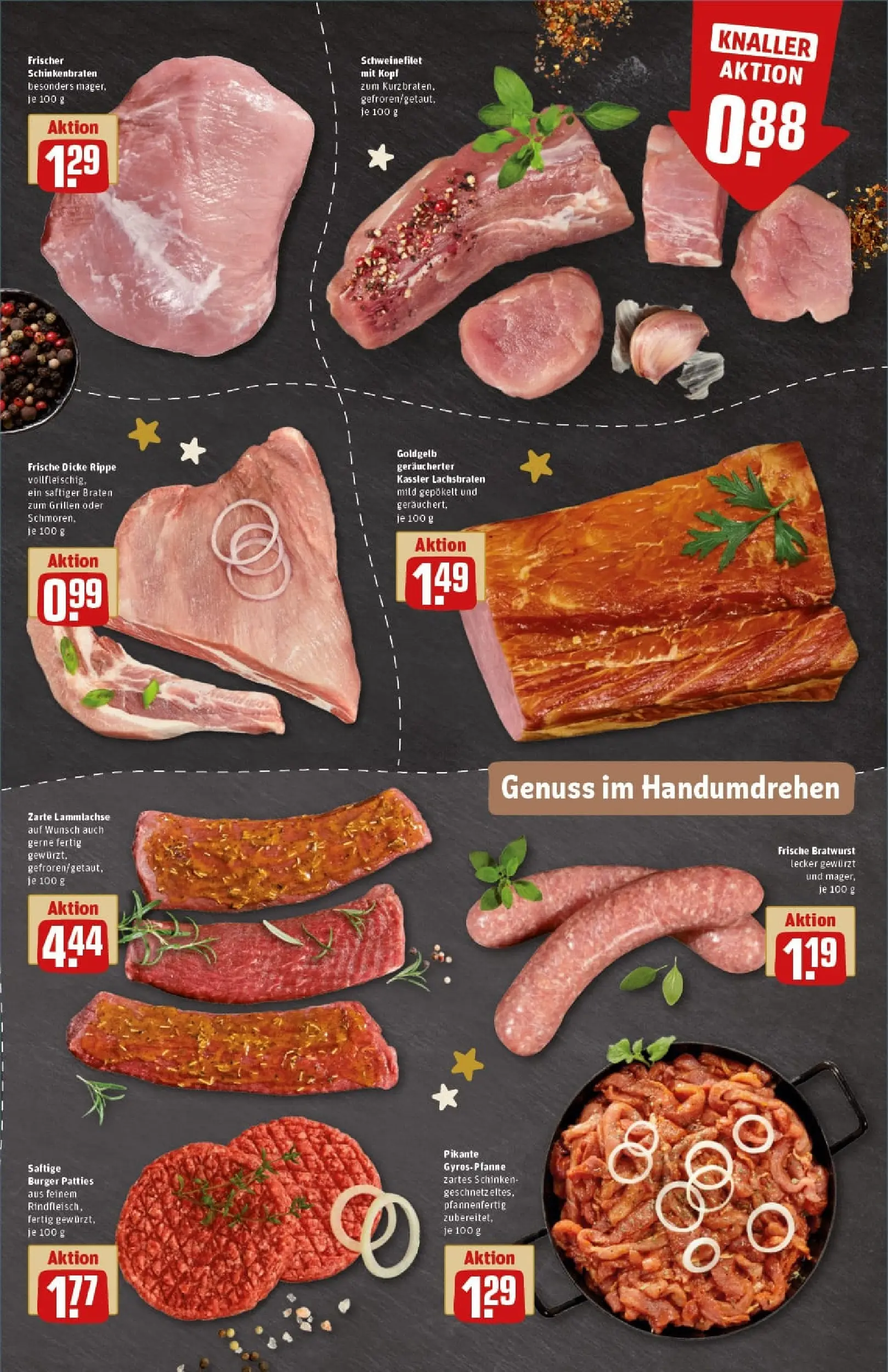 REWE Prospekt ab 01.12.2025 zum Blättern » Angebote | Seite: 9 | Produkte: Butter, Käse, Gouda, Knoblauch