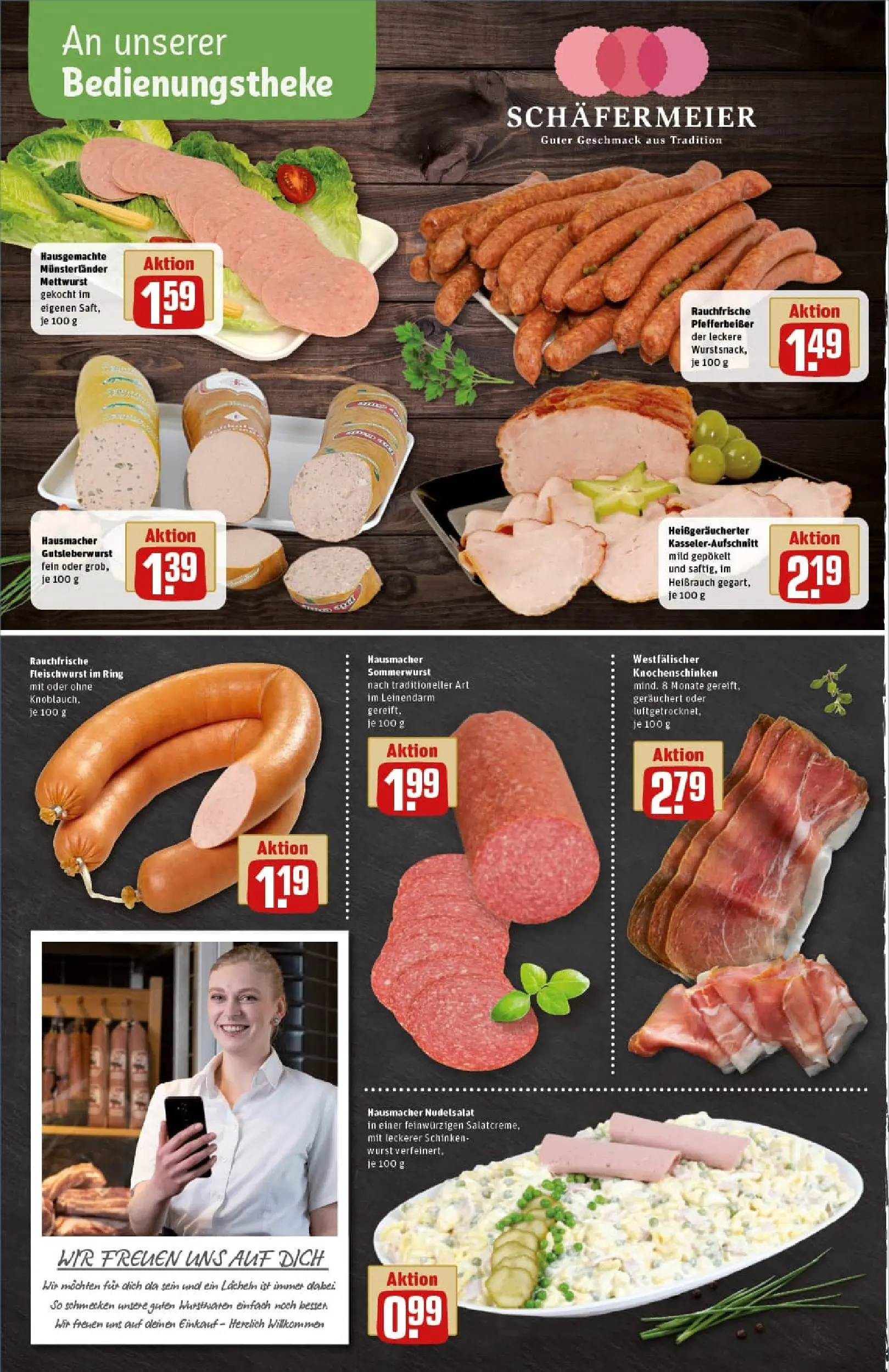 REWE Prospekt ab 01.12.2025 zum Blättern » Angebote | Seite: 10 | Produkte: Burger, Schnitzel, Salz, Steak