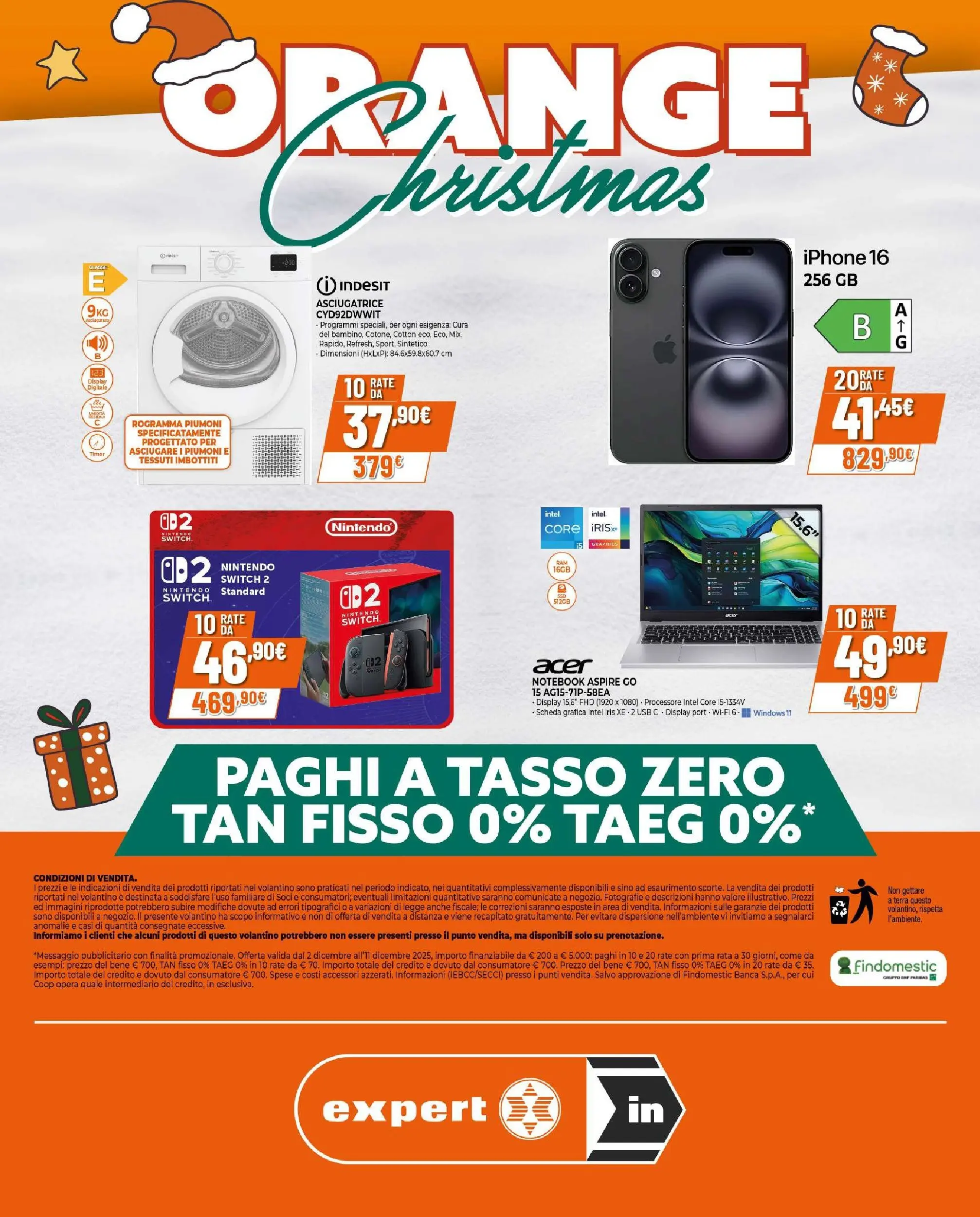 Anteprima volantino Ipercoop dal ﻿01/12/2025﻿ ﻿- nuovo offerte | Pagina: 8 | Prodotti: Notebook, Iphone, Asciugatrice, USB