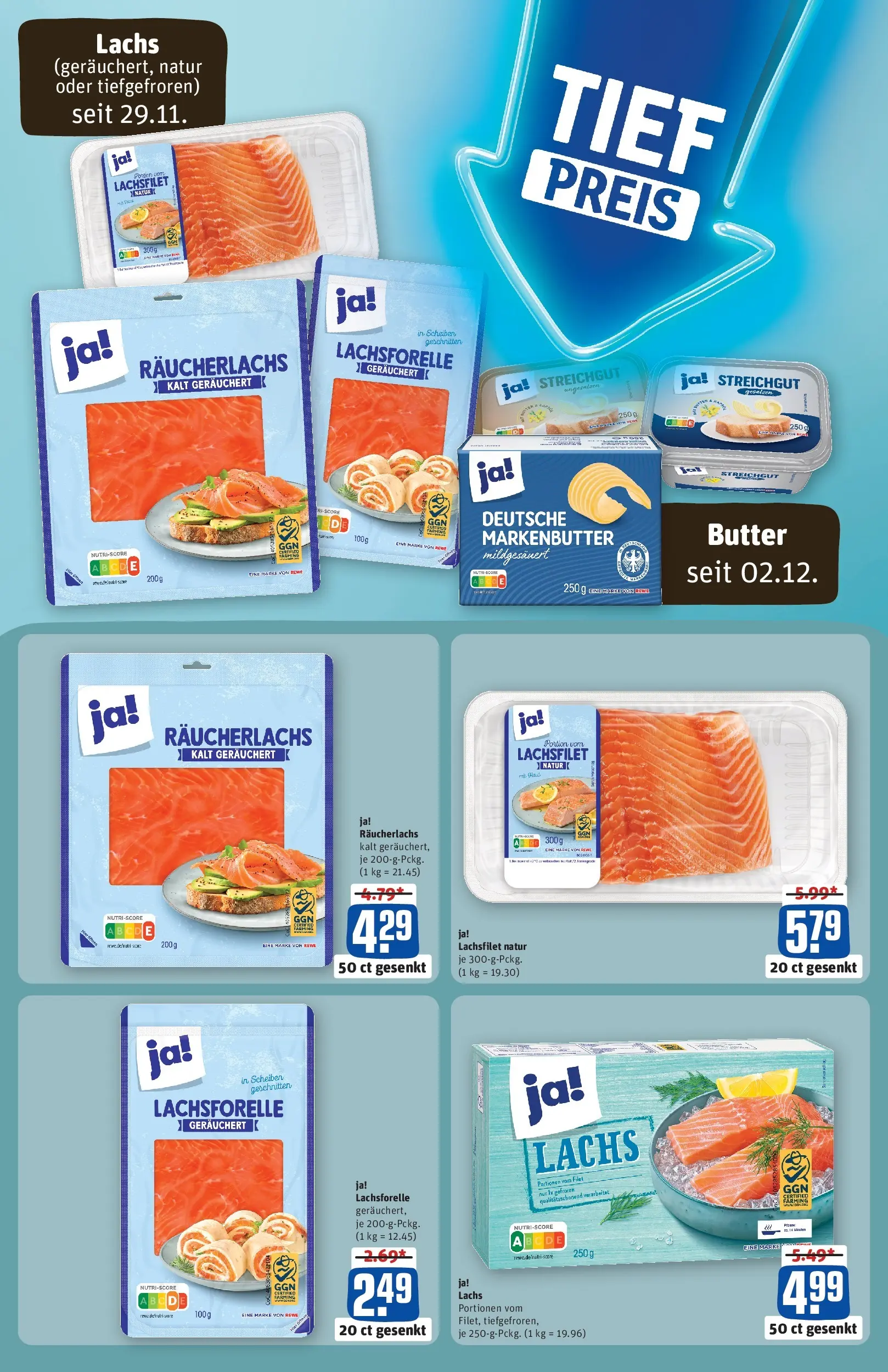 REWE Prospekt ab 01.12.2025 zum Blättern » Angebote | Seite: 3 | Produkte: Wiener wurstchen, Baguette, Mineralwasser, Kuchen