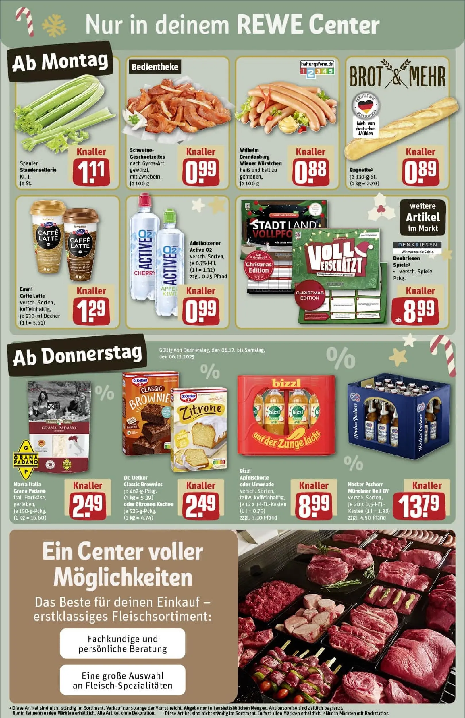 REWE Prospekt ab 01.12.2025 zum Blättern » Angebote | Seite: 5 | Produkte: Merci, Butter, Smarties, Milka