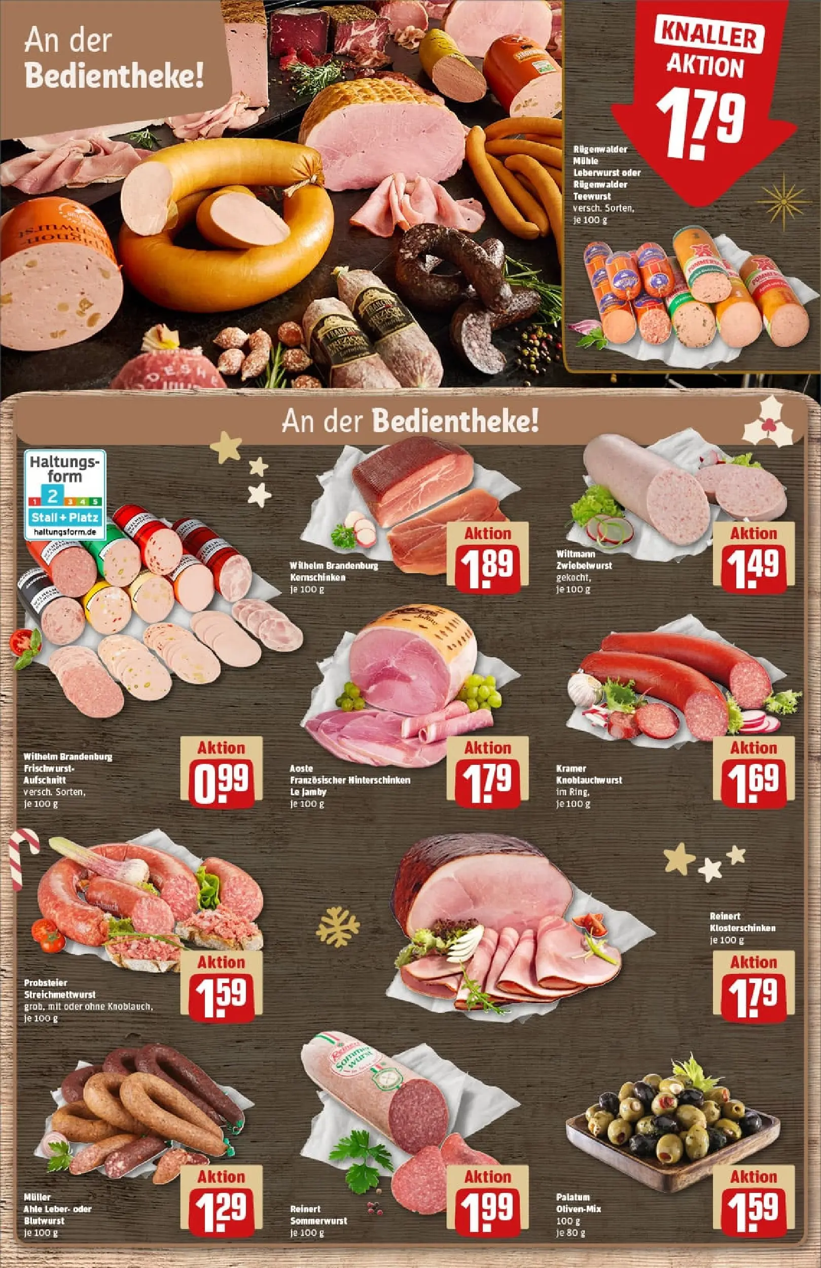 REWE Prospekt ab 01.12.2025 zum Blättern » Angebote | Seite: 14 | Produkte: Gouda, Salami, Raclette, Schafskase