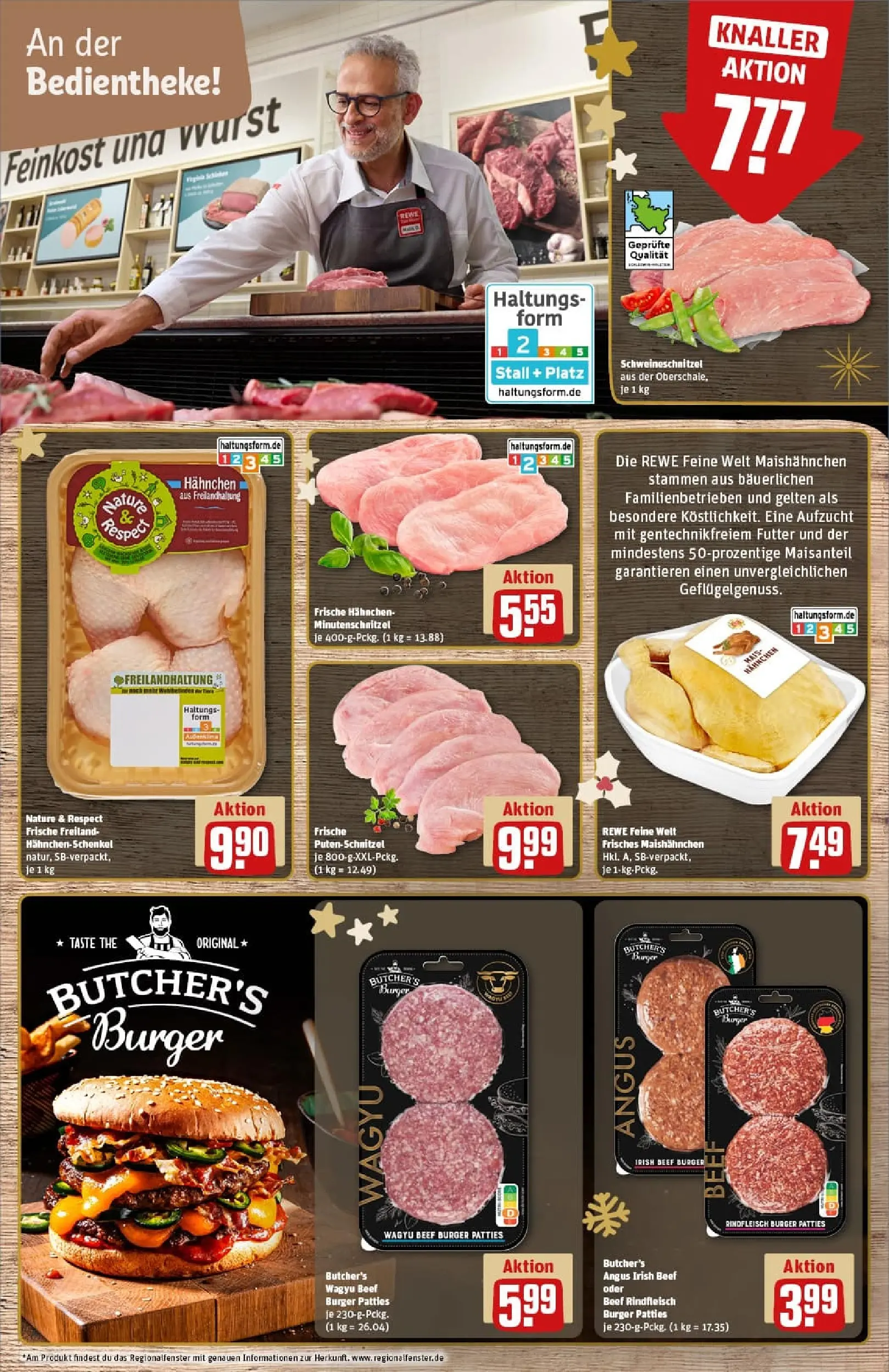 REWE Prospekt ab 01.12.2025 zum Blättern » Angebote | Seite: 12 | Produkte: Mühle, Hahnchen, Baguette