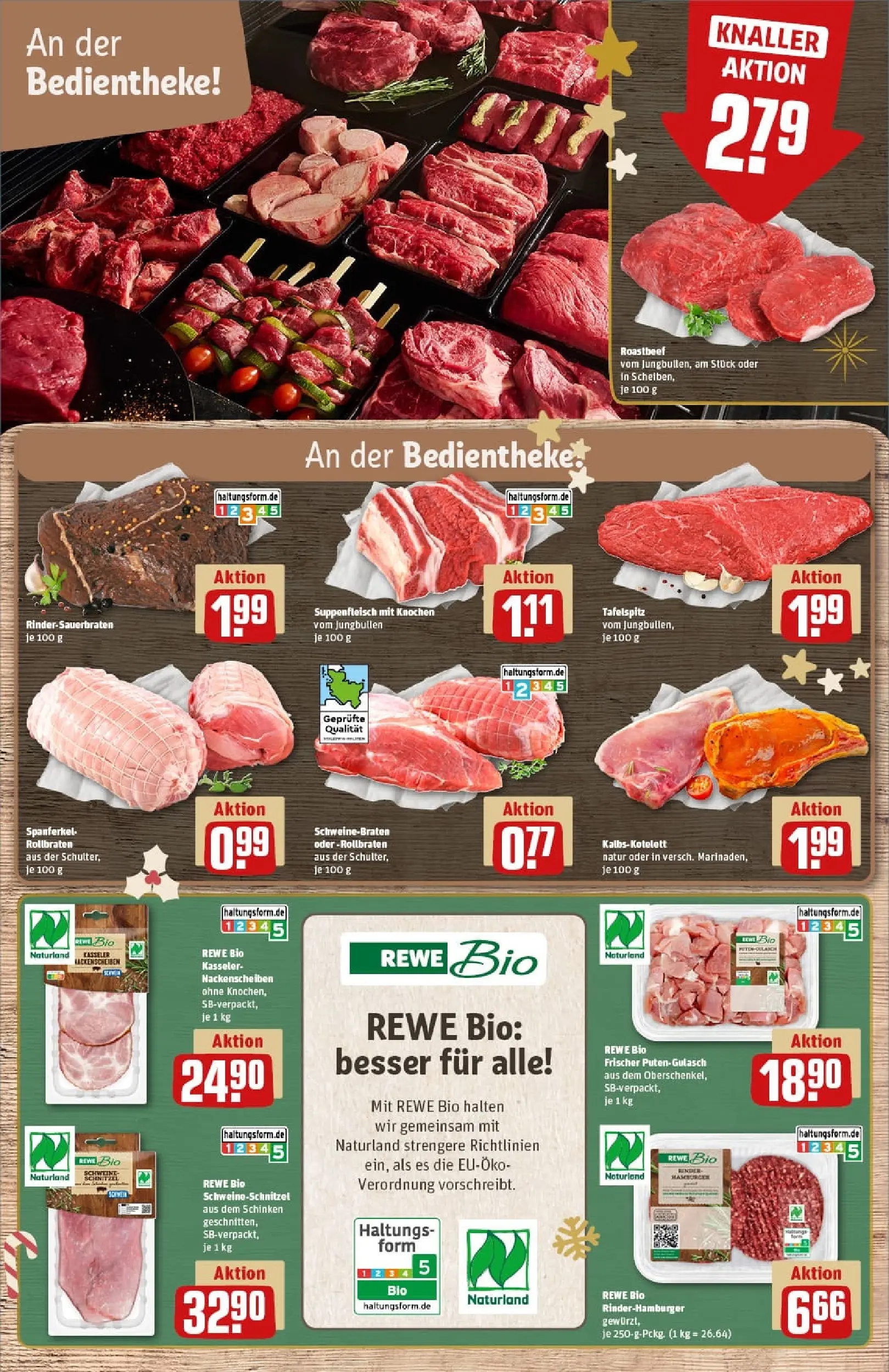 REWE Prospekt ab 01.12.2025 zum Blättern » Angebote | Seite: 13 | Produkte: Käse, Toast, Brot