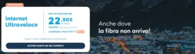 Anche dove la fibra non arriva