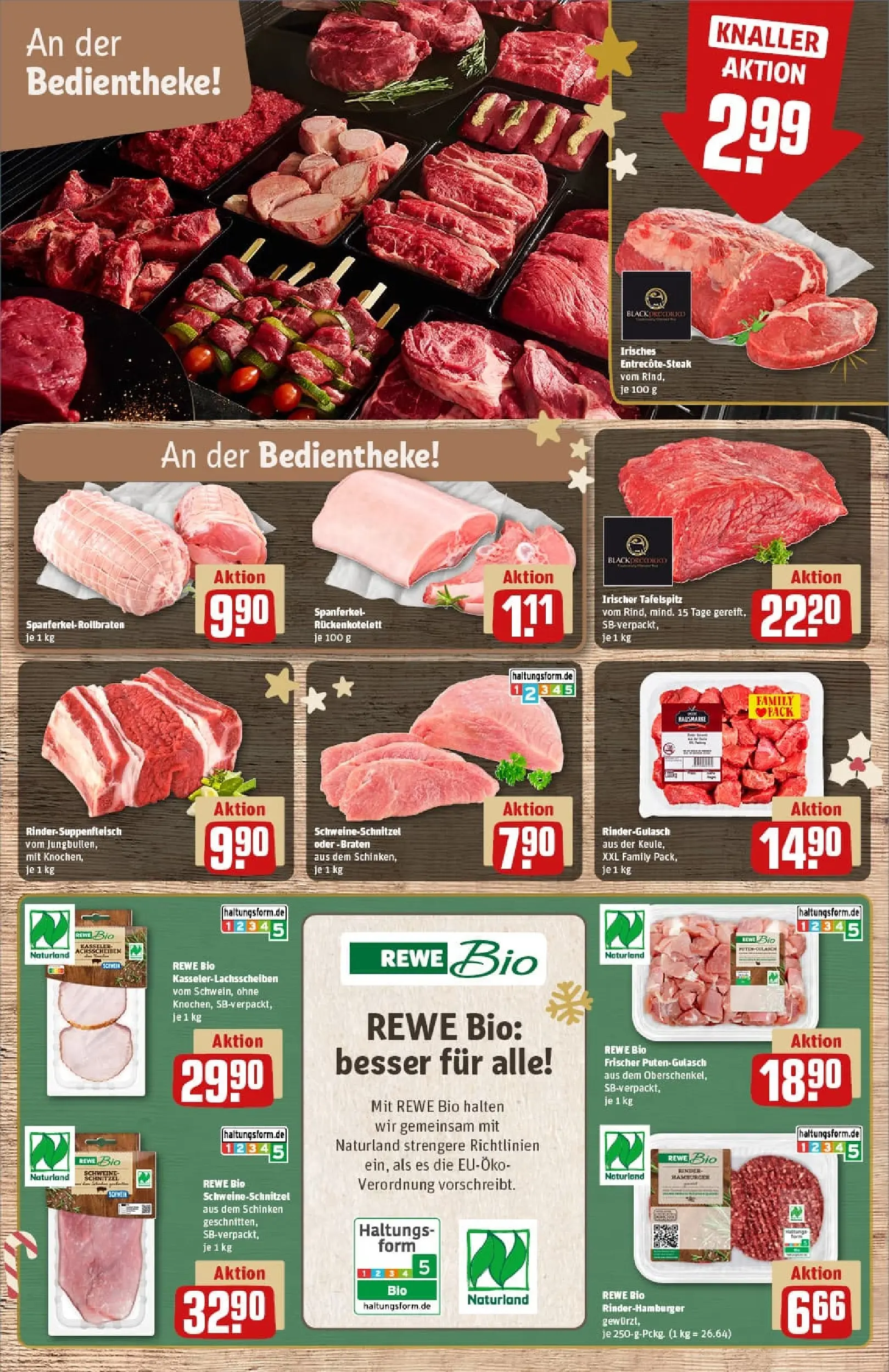 REWE Prospekt ab 01.12.2025 zum Blättern » Angebote | Seite: 13 | Produkte: Schweinefilet