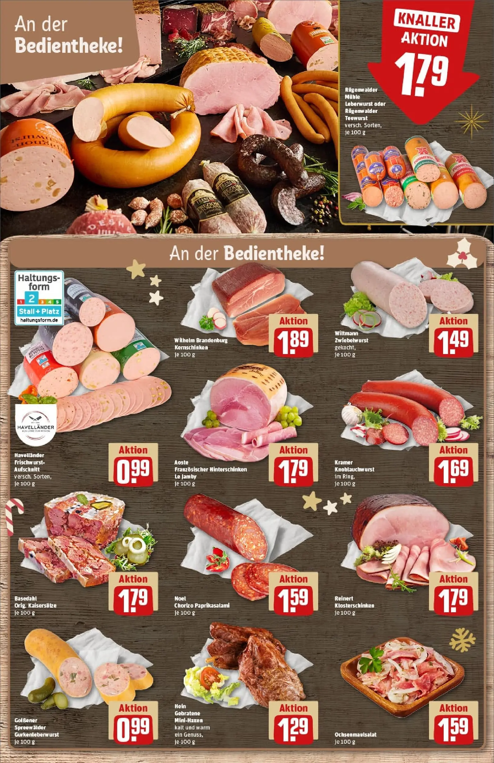 REWE Prospekt ab 01.12.2025 zum Blättern » Angebote | Seite: 16 | Produkte: Gouda, Bifi, Exquisa, Salakis