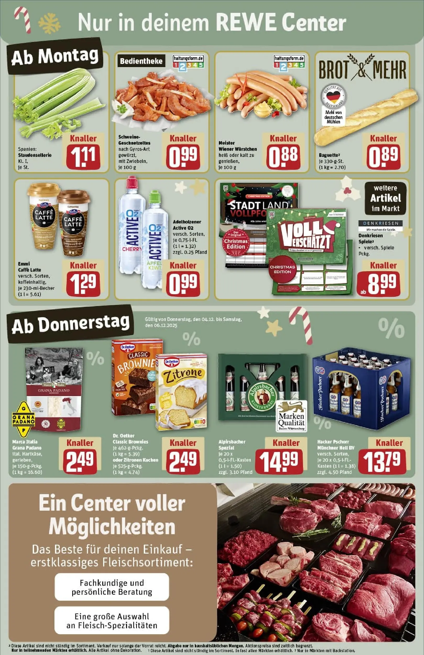 REWE Prospekt ab 01.12.2025 zum Blättern » Angebote | Seite: 5 | Produkte: Merci, Smarties, Milka, Lindt