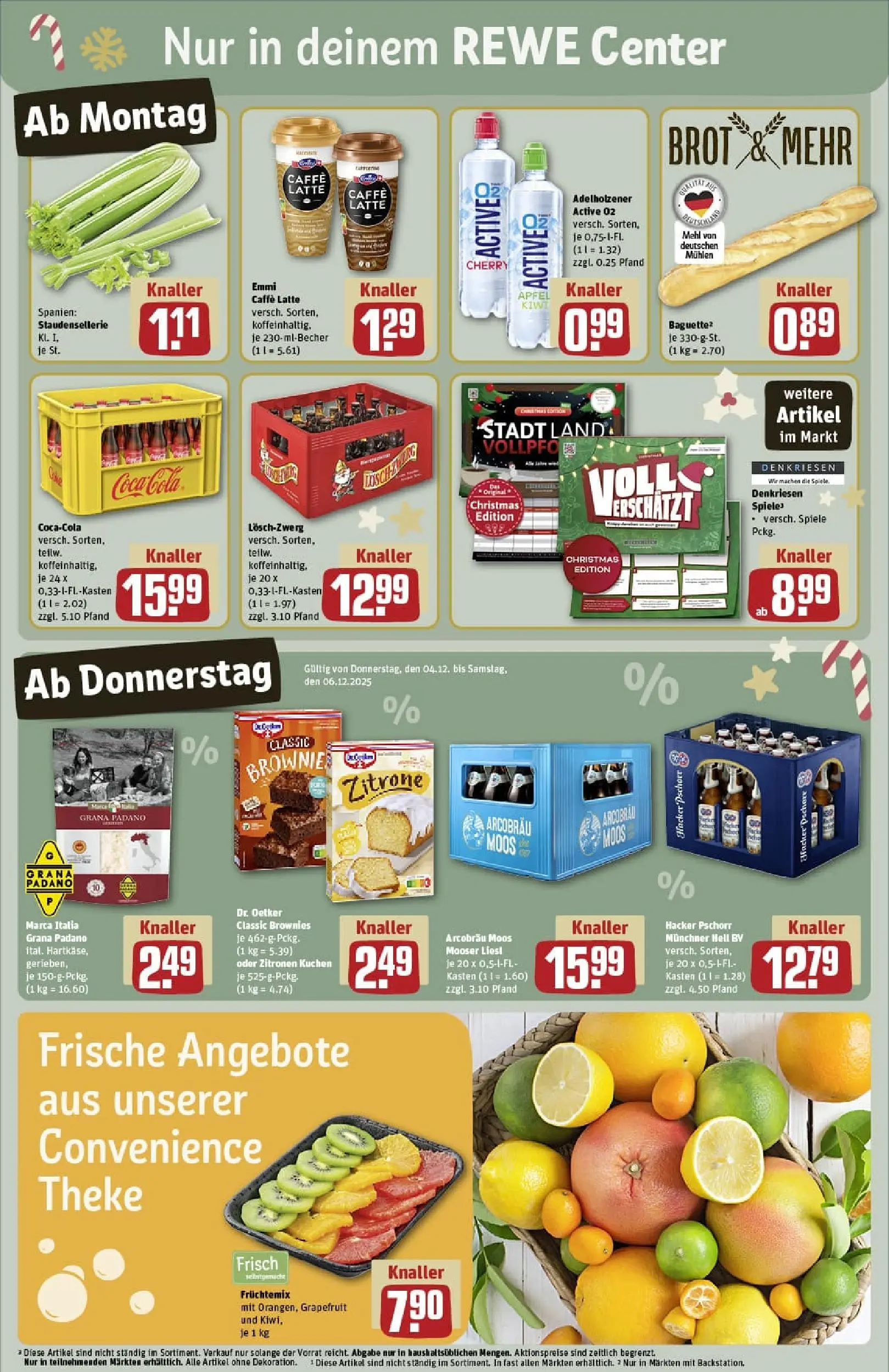 REWE Prospekt ab 01.12.2025 zum Blättern » Angebote | Seite: 5 | Produkte: Merci, Smarties, Milka, Lindt