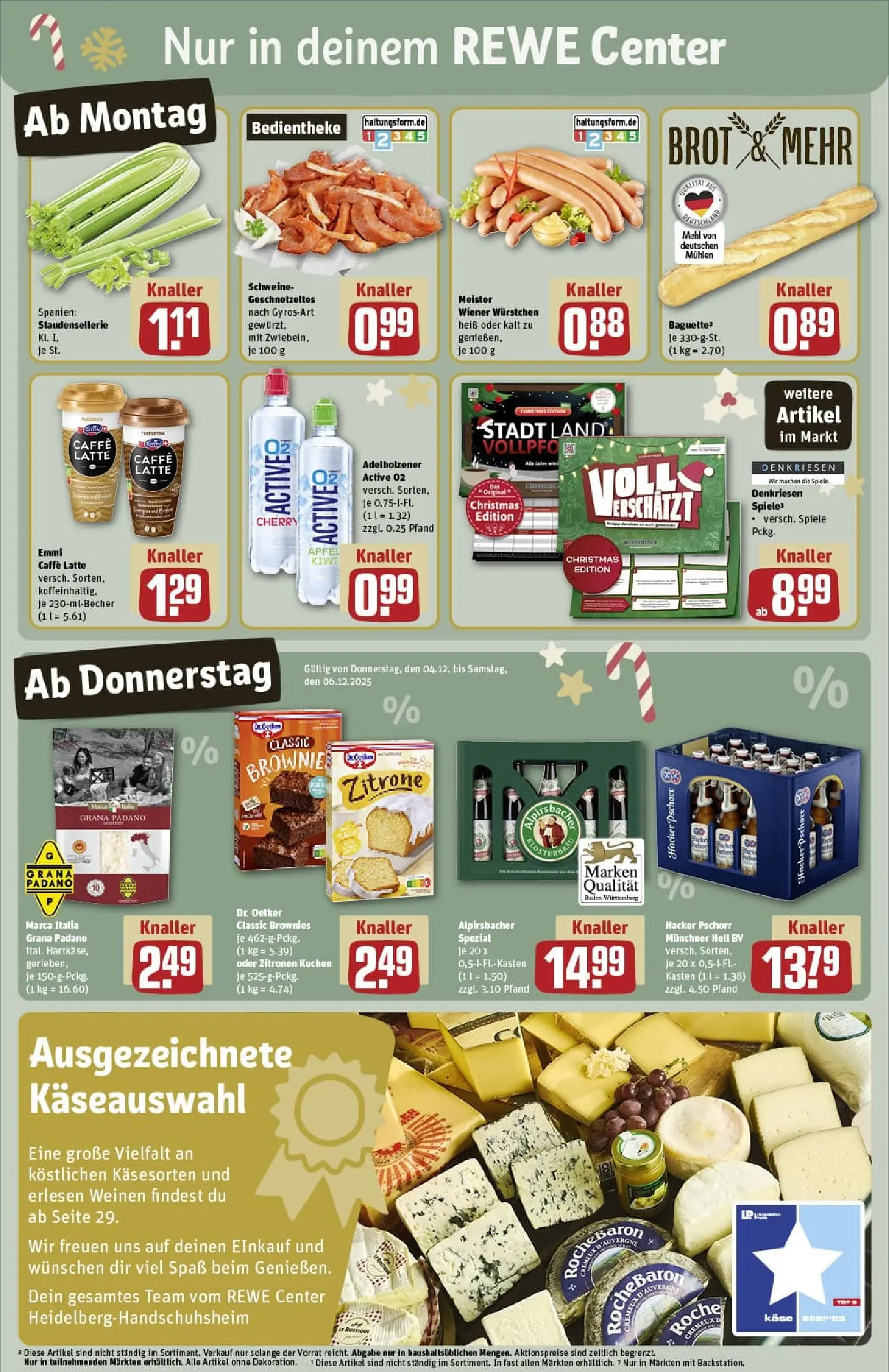 REWE Prospekt ab 01.12.2025 zum Blättern » Angebote | Seite: 5 | Produkte: Merci, Butter, Milka, Schogetten